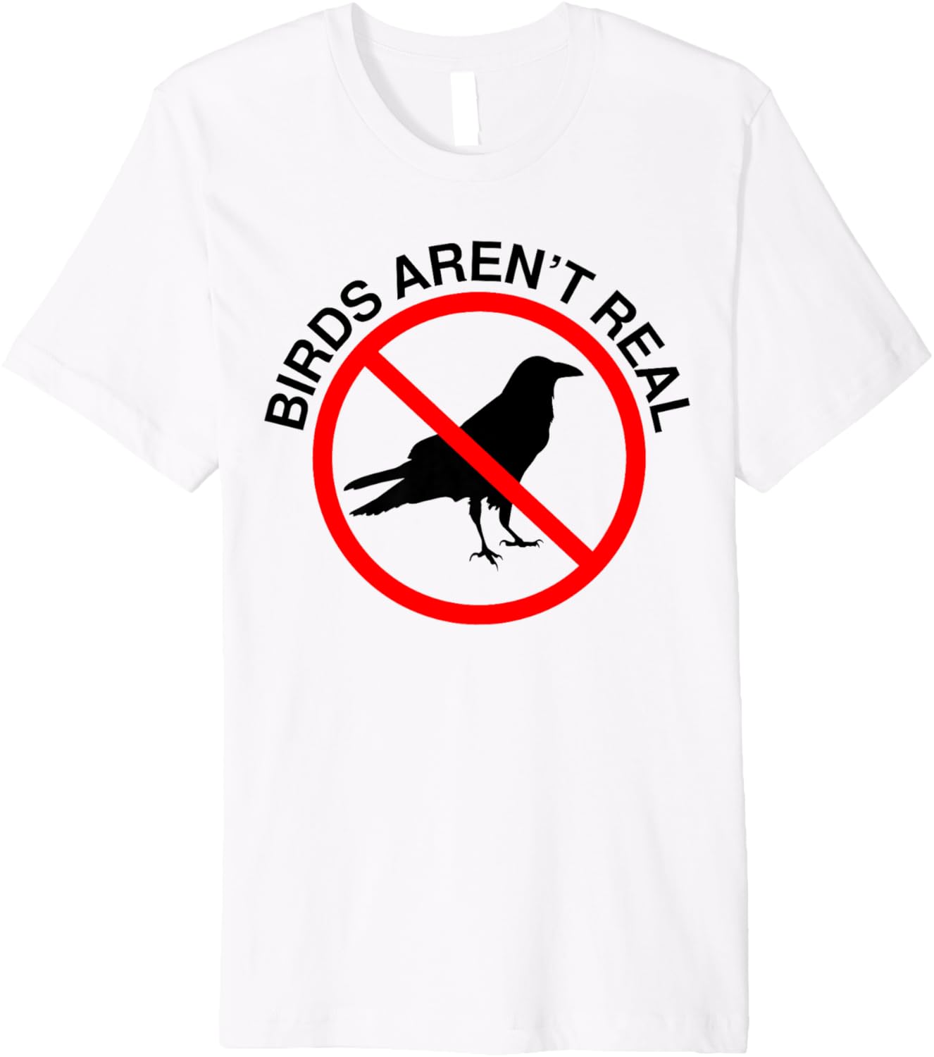Birds Aren't Real Prohibited Sign Premium