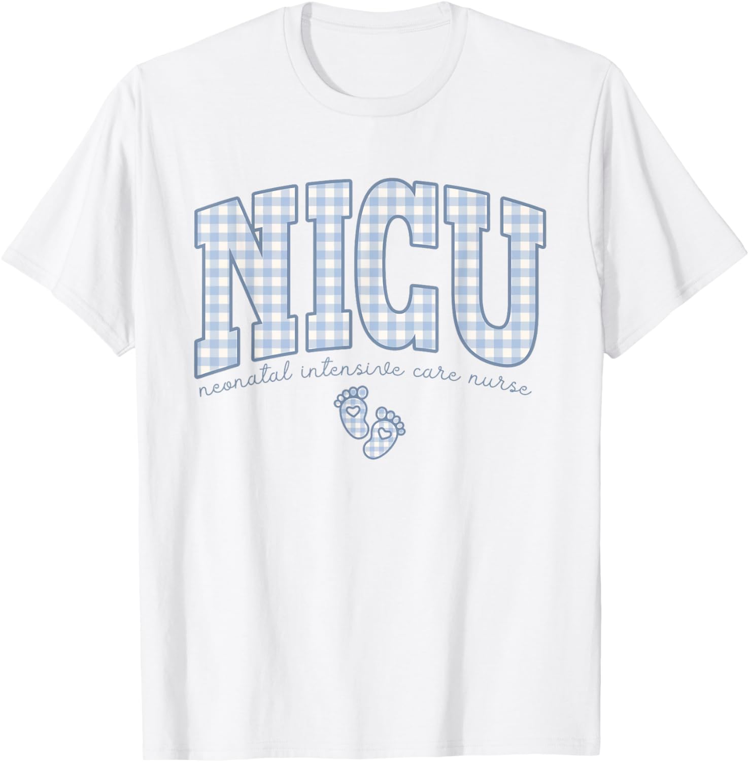 Women NICU Neonatal Intensive Care Nurse NICU Nurse Gingham