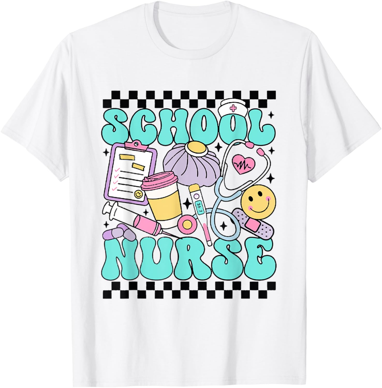 Retro School Nurse Back To School Elementary Nurse Life