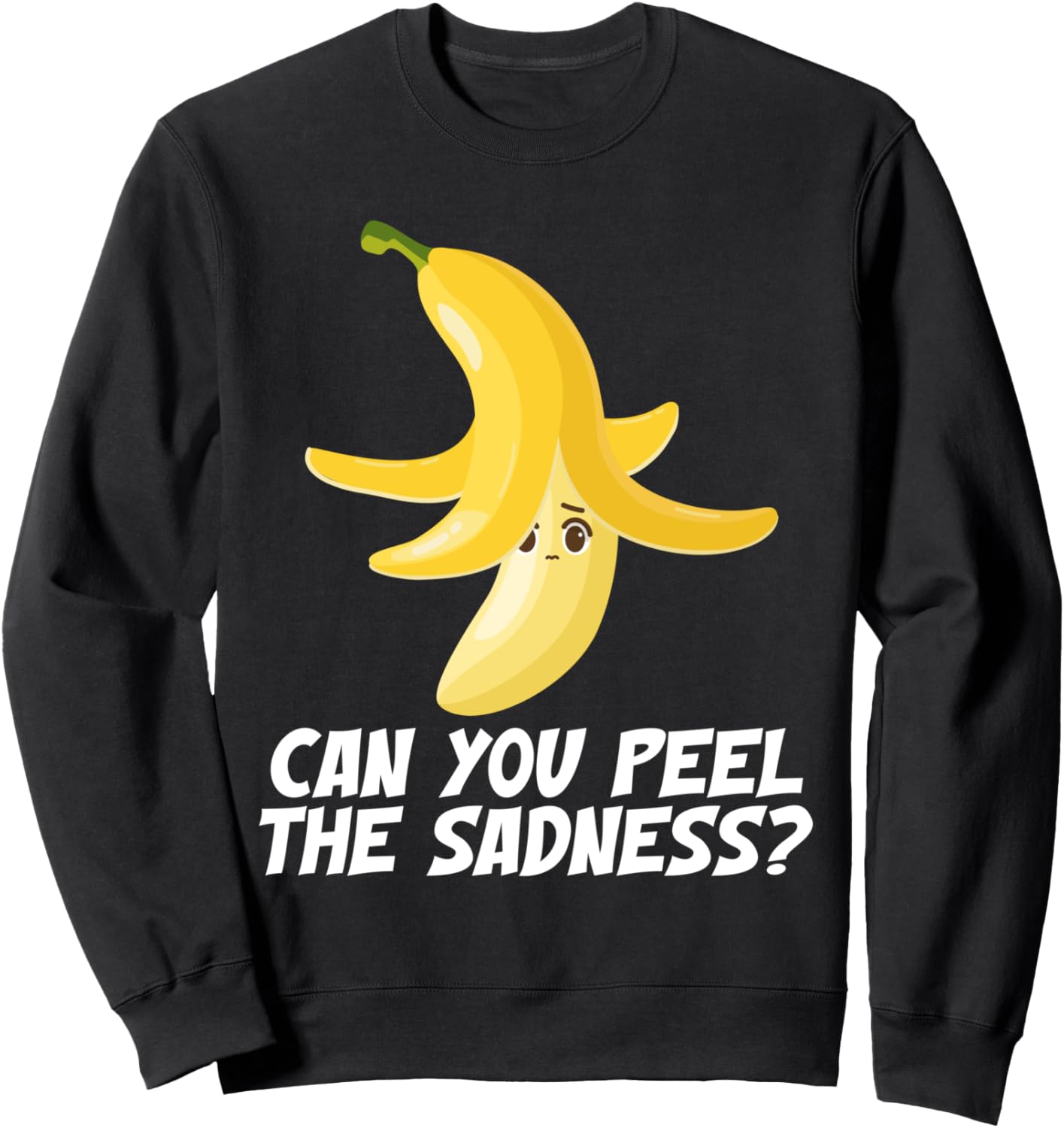 Can You Peel The Sadness Characteristic Emo Sweatshirt