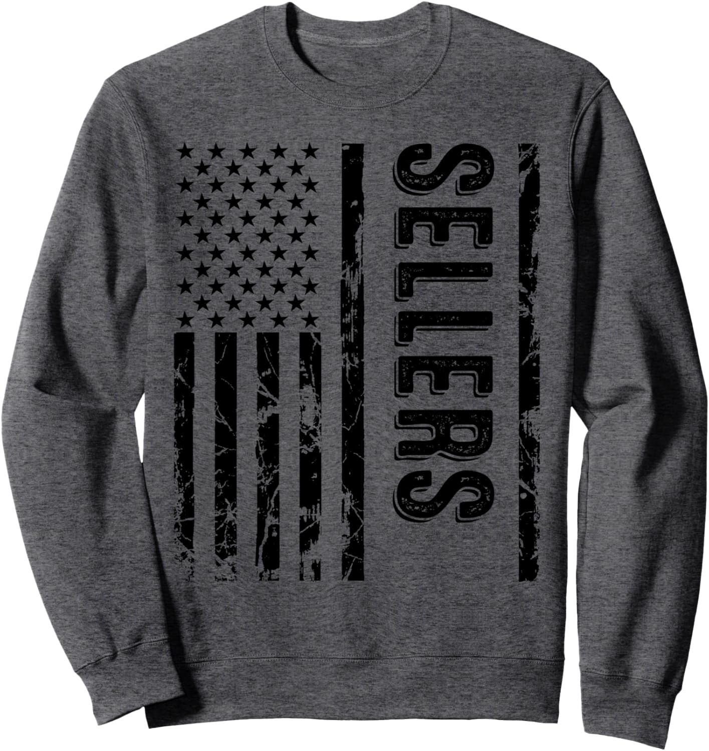 Sellers Last Name Funny Surname Family Reunion Team Sellers Sweatshirt