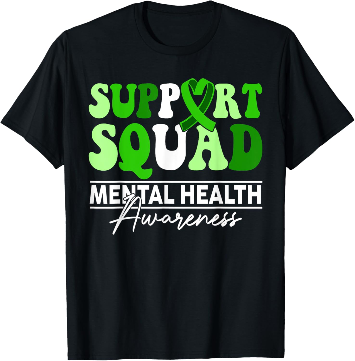 Support Squad Sunflower Hair Mental Health Awareness