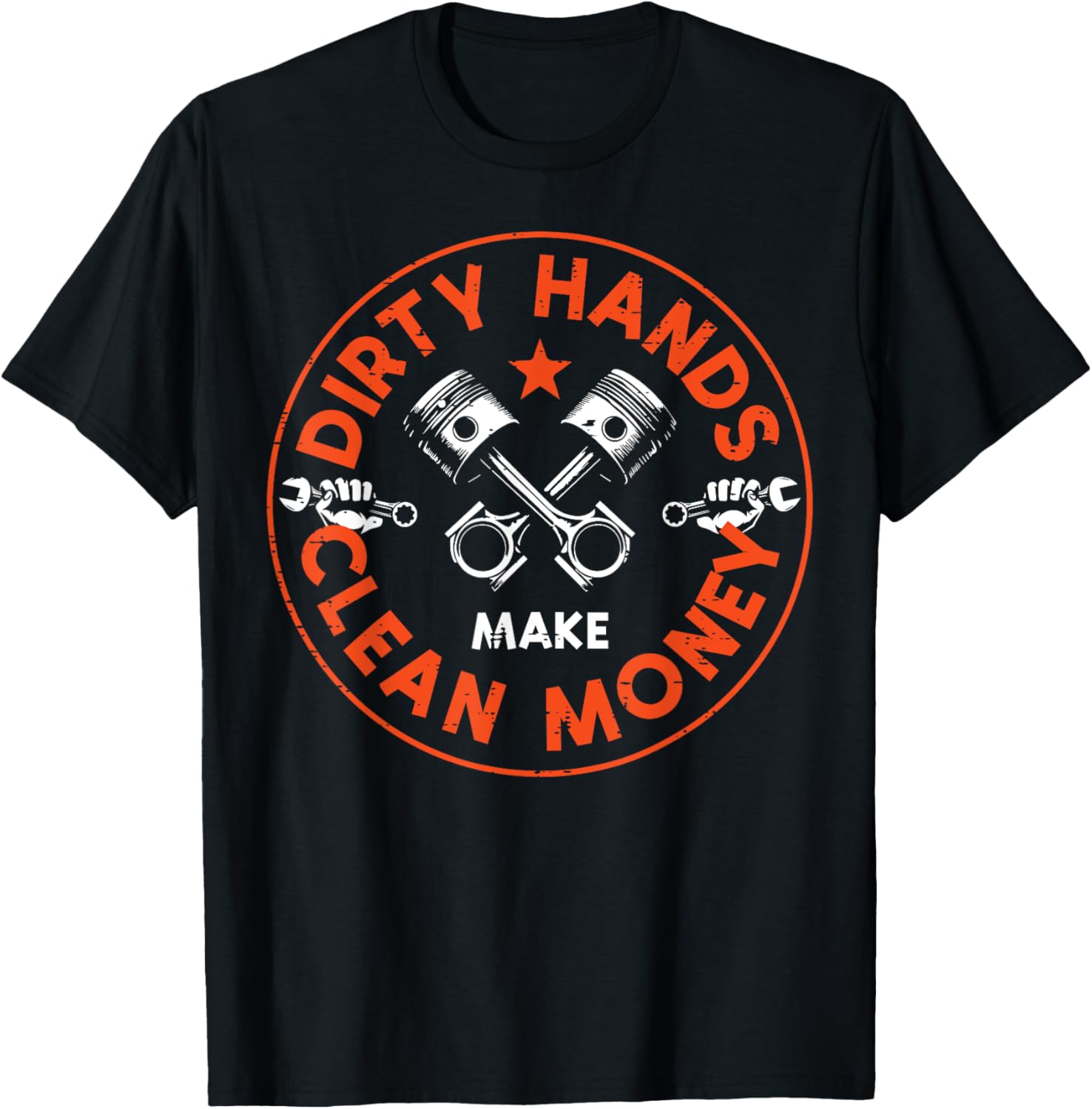 Mechanic Dirty Hands Clean Car Money Automotive Men Women