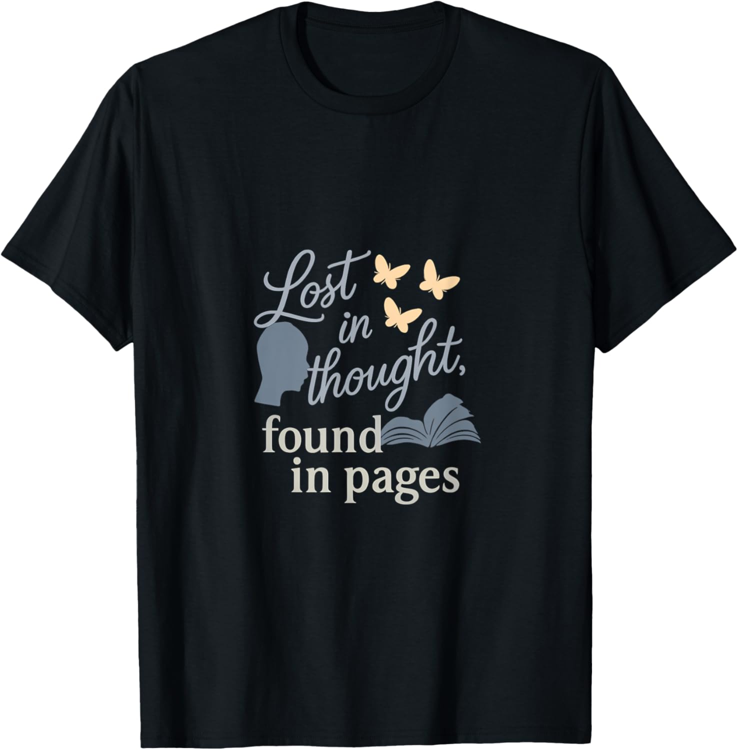Lost in Thought Found in Pages Bookworm novelty