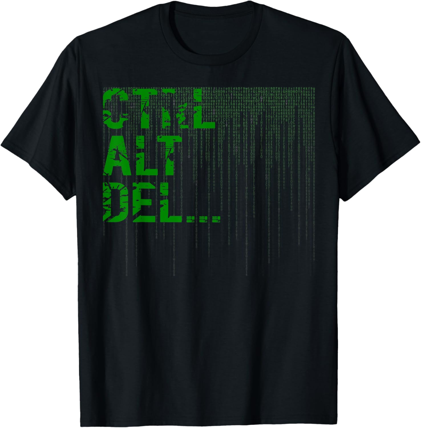 Computer Reset Ctrl Alt Delete Matrix Code Drop