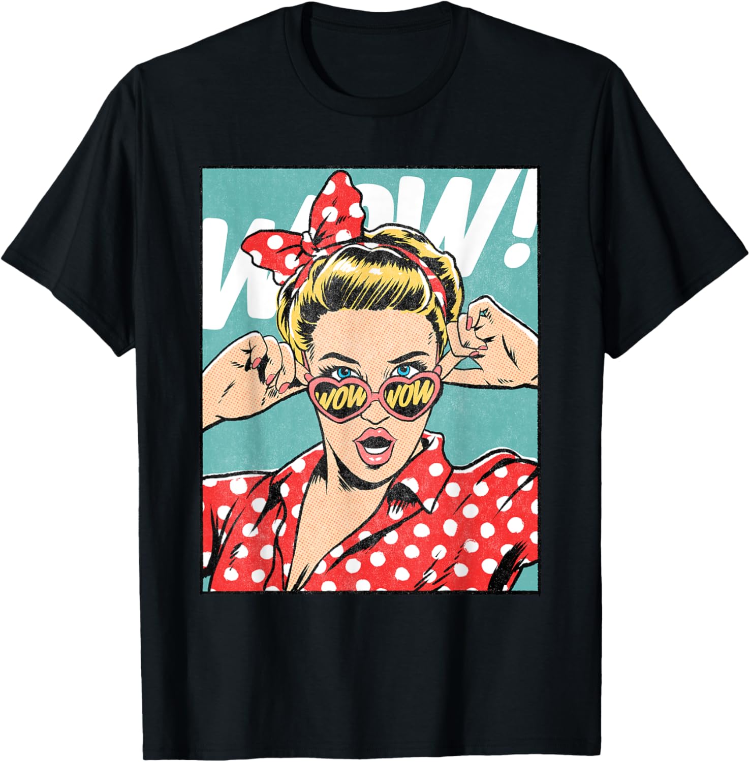 Wow Surprise Face Pop Art Comic Book Popular Culture Artist