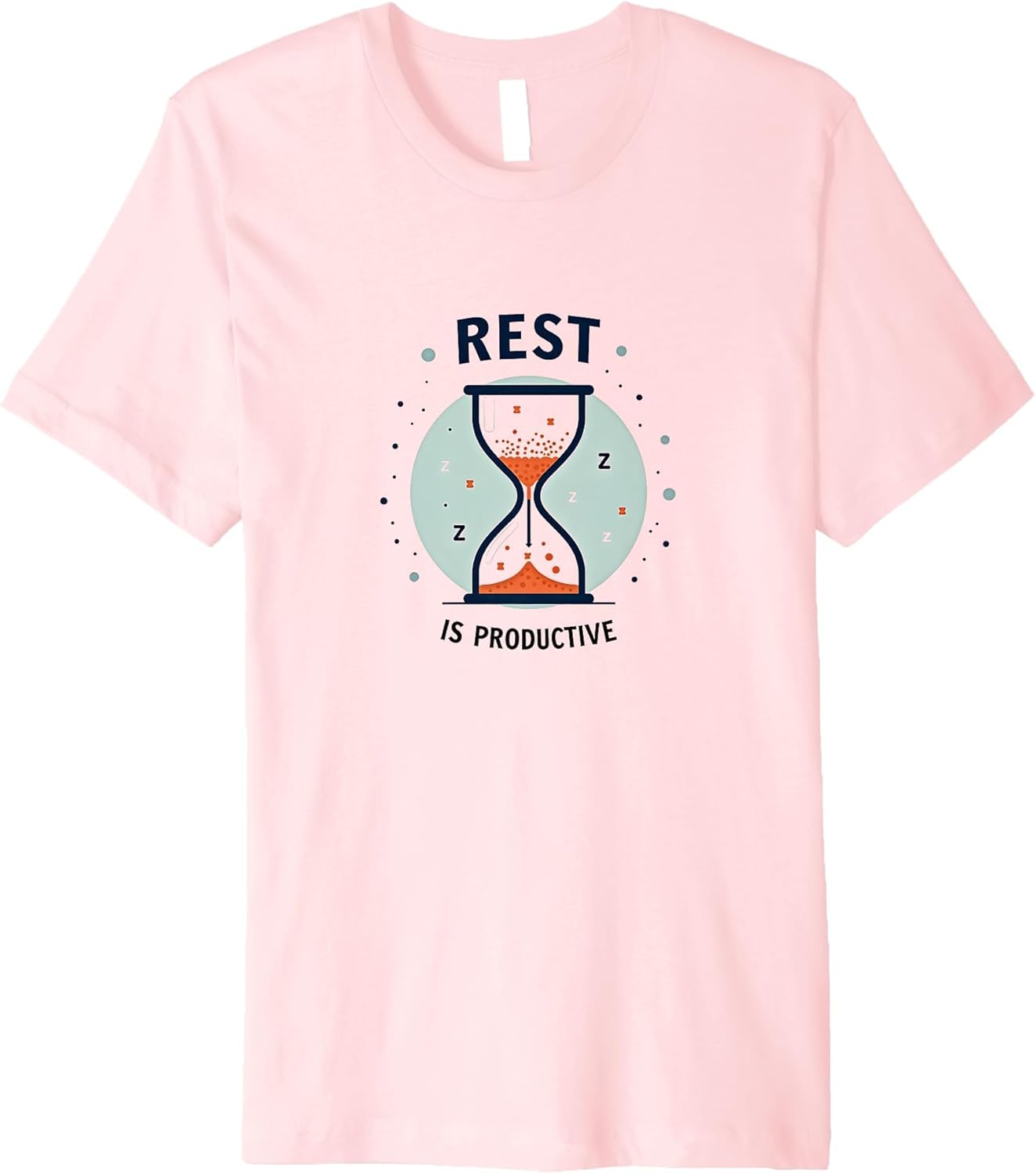 Rest is Productive: Inspiring Hourglass Wellness Premium