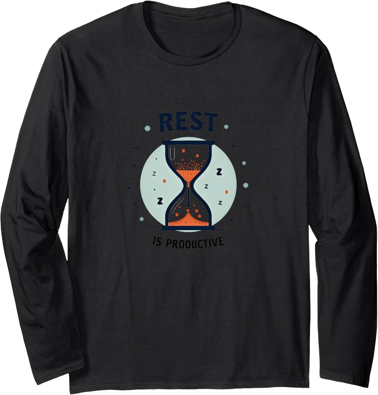 Rest is Productive: Inspiring Hourglass Wellness Long Sleeve