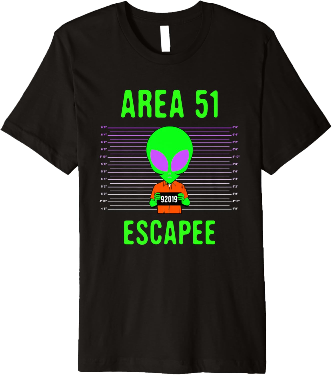 Area 51 Escapee   Funny Alien Halloween Costume Premium