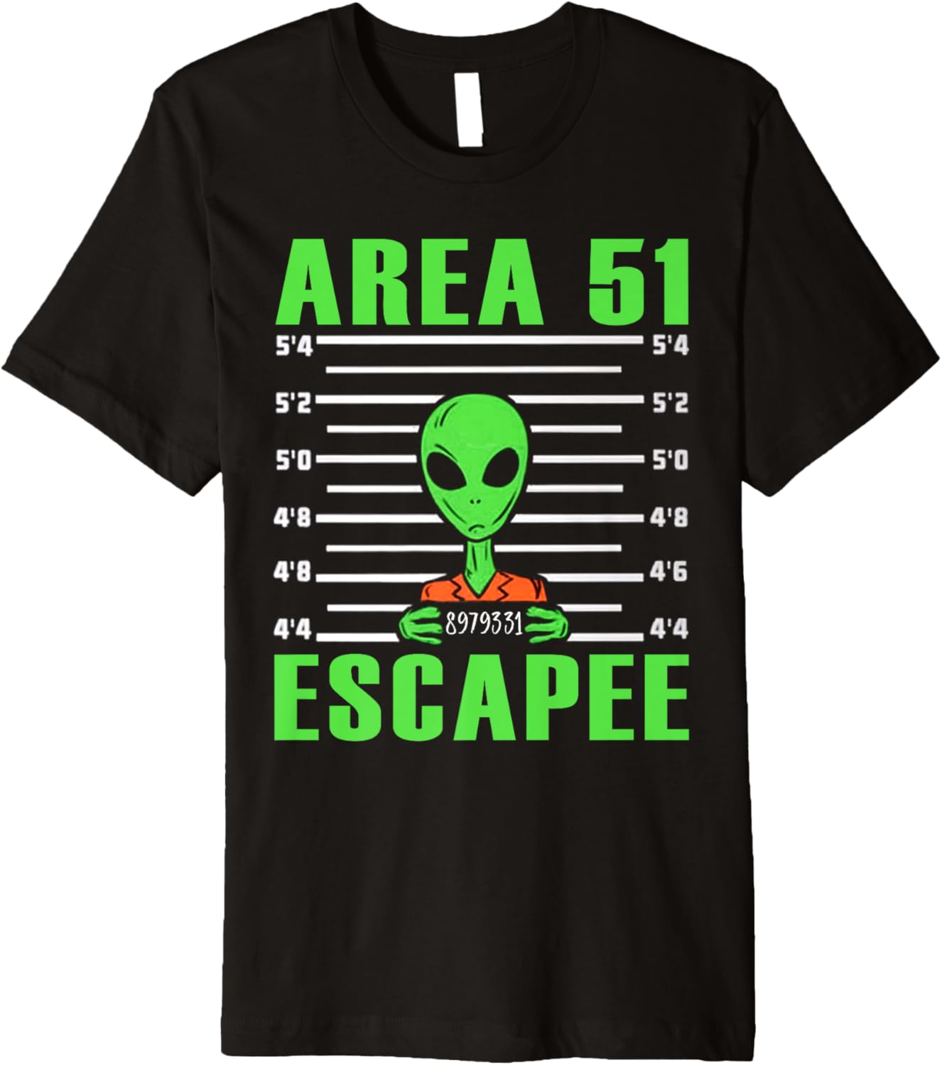 Area 51 Escapee Humorous Funny Alien Halloween Costume Premium