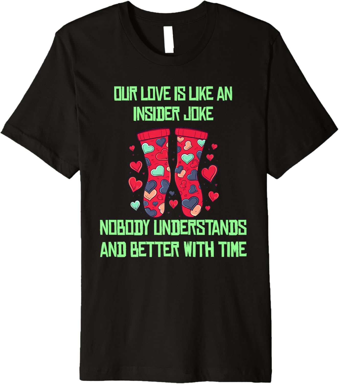Funny insider socks costume for jokes and couples with humor Premium