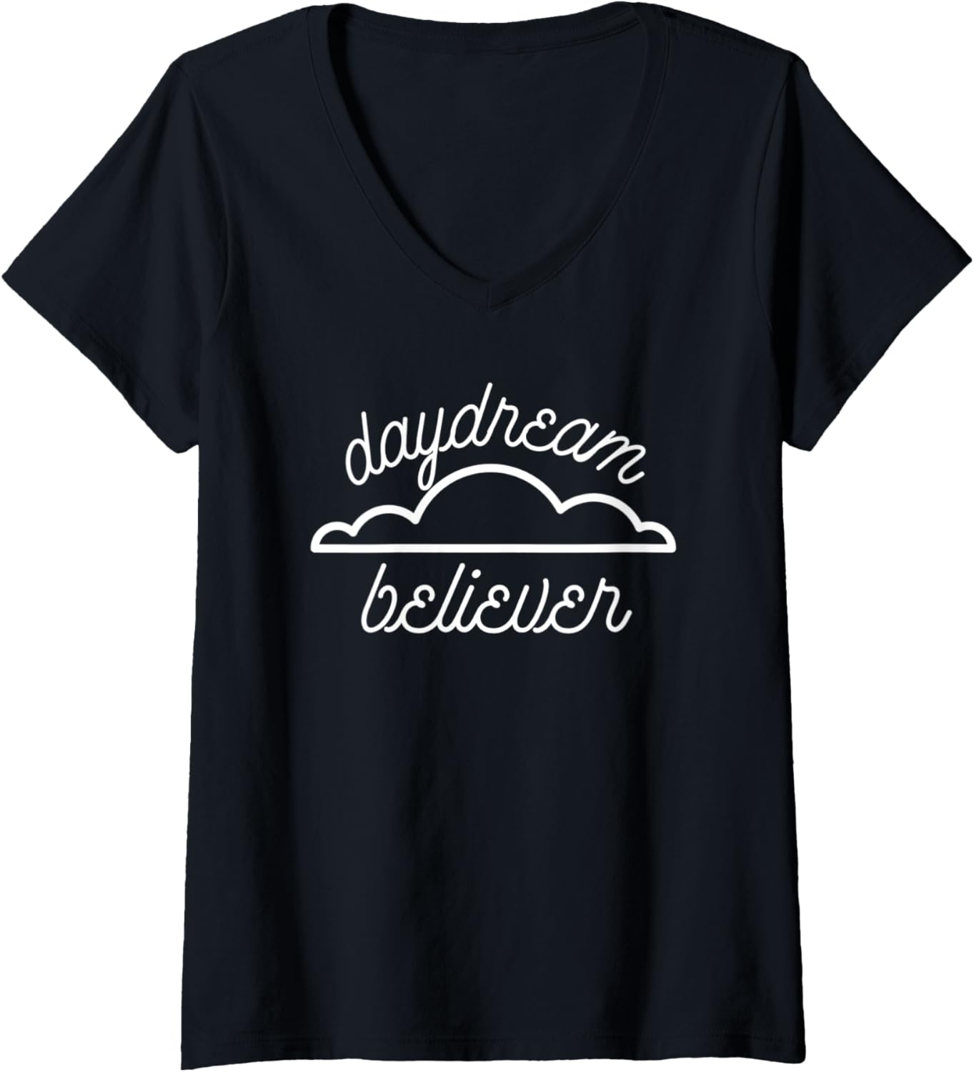 Womens Daydream Believer   Cloud   V Neck