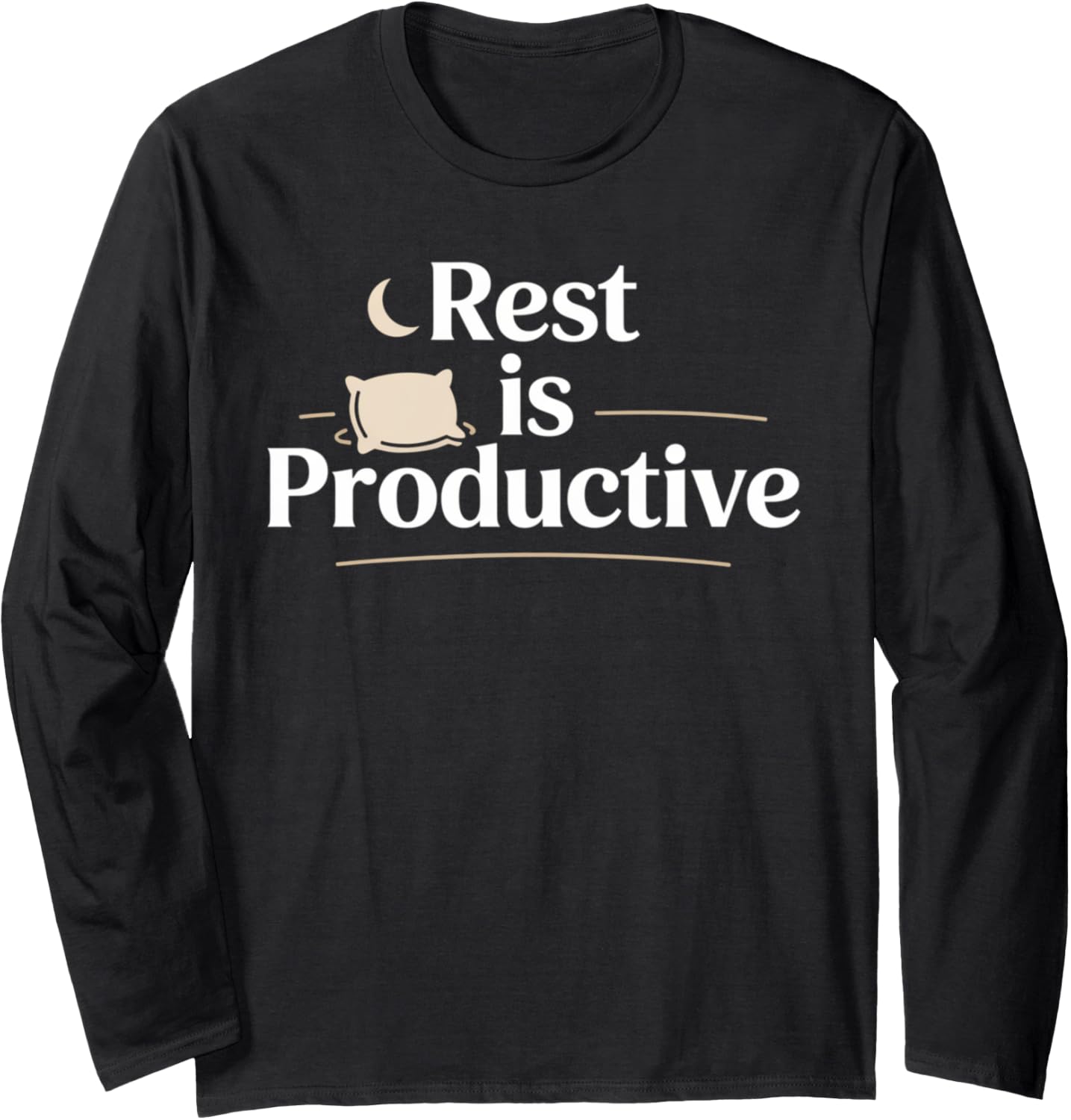 Rest Is Productive Self Care Mental Health Awareness Long Sleeve