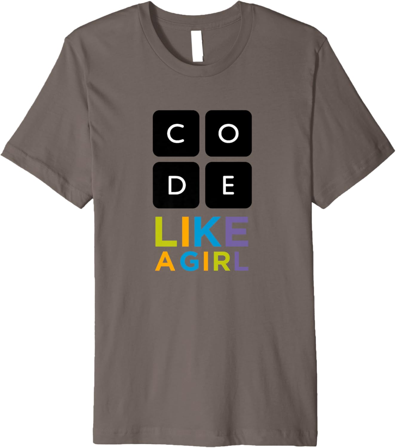 Code.org Premium Short Sleeve T Shirt   Like a Girl