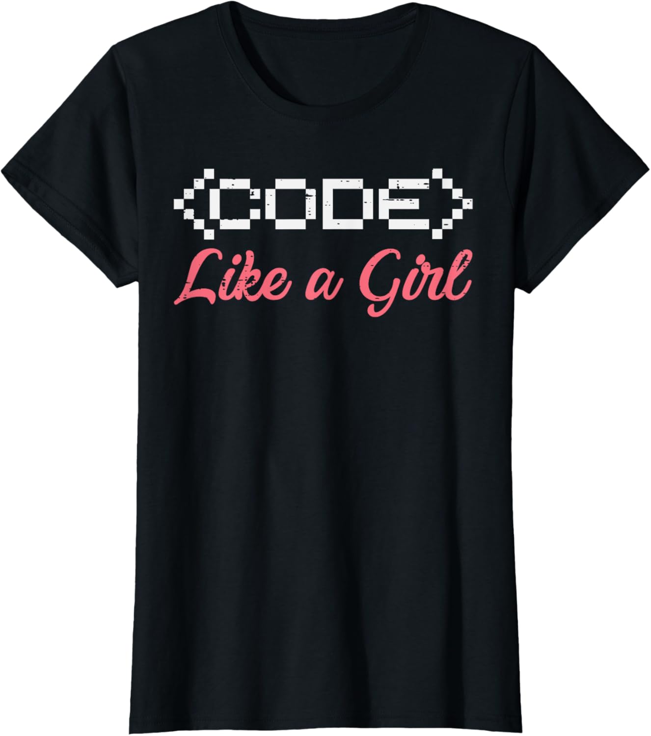 Code Like A Girl Programmer Developer Coder Women Girls Kids