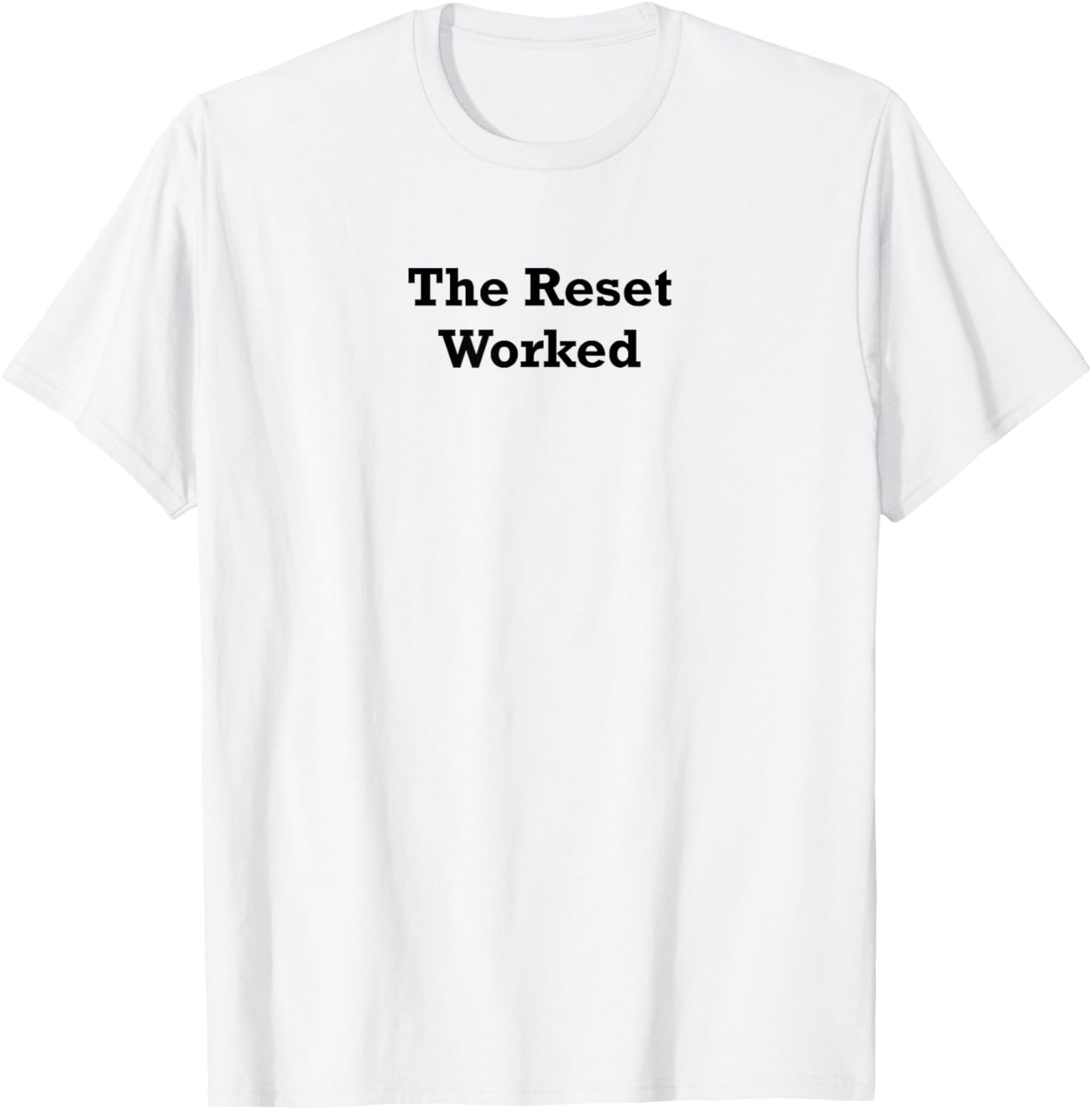 The Reset Worked
