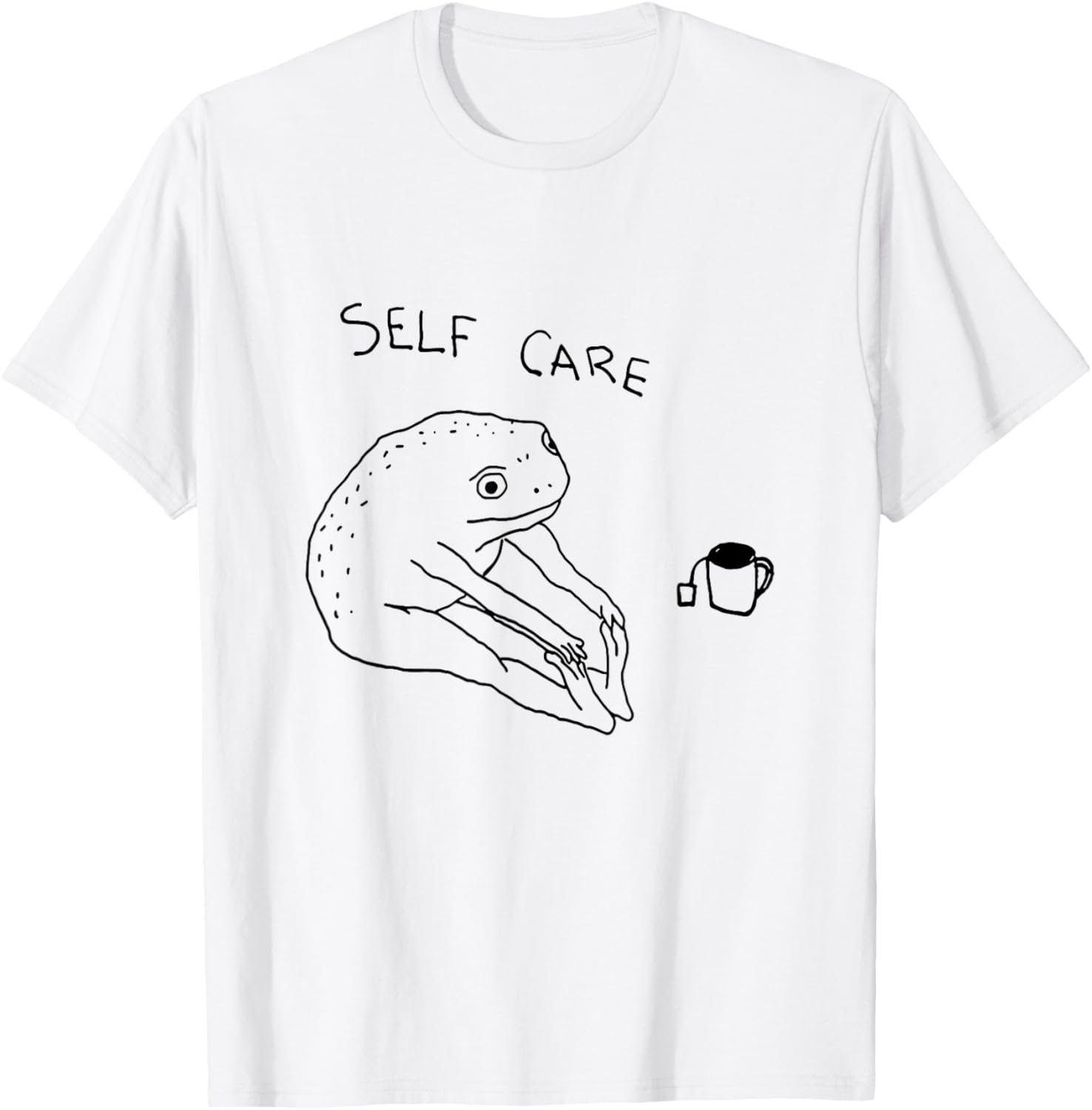 Self Care | Frog Drinking Tea
