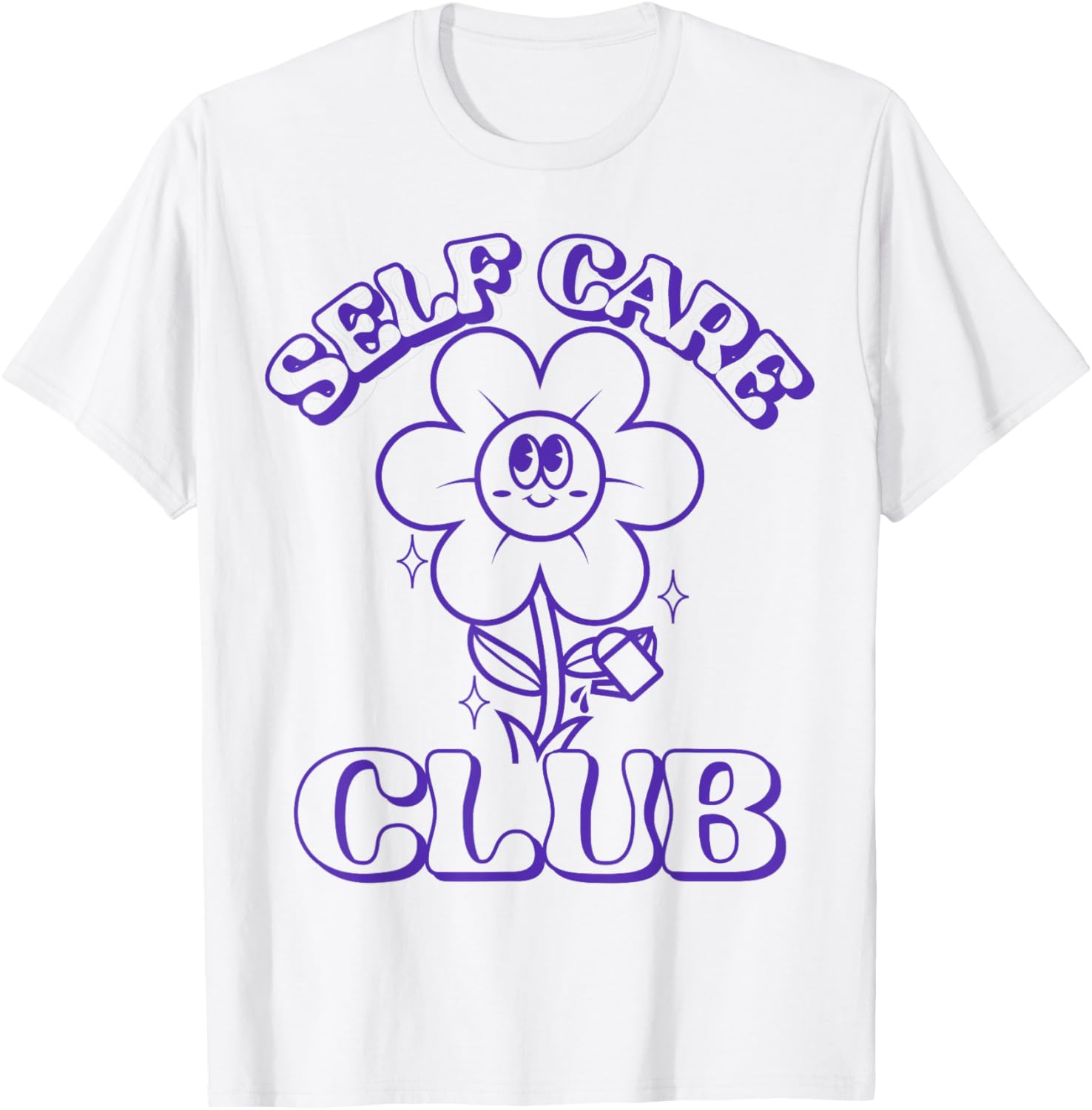 Self Care Club Retro 90s Flower Self Love Aesthetic