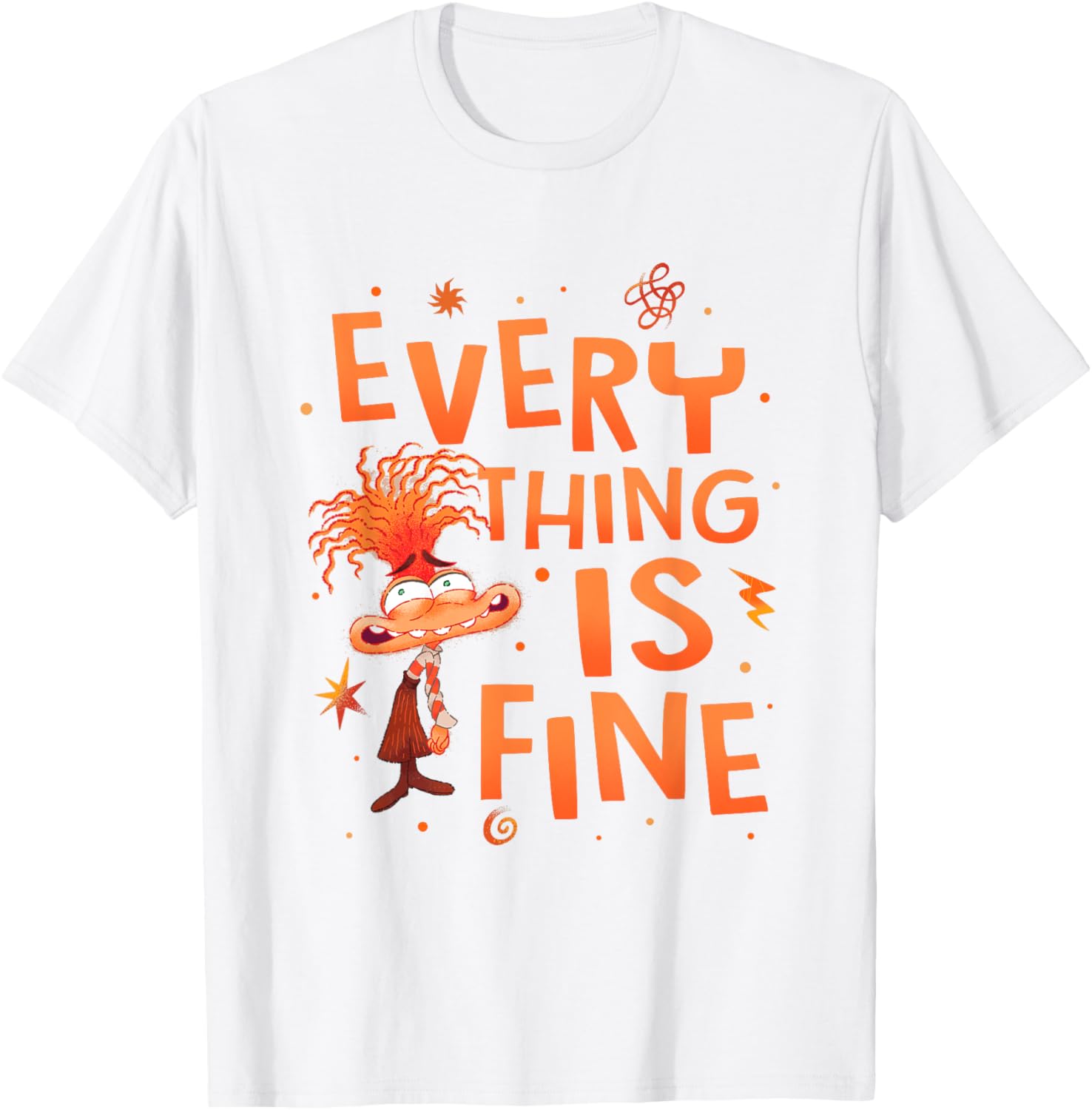 Disney Pixar Inside Out 2 Everything Is Fine Anxiety Logo