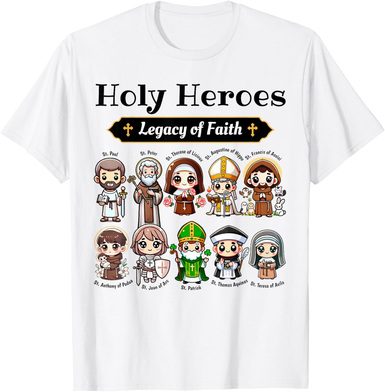 Holy Heroes Legacy of Faith Catholic Saints Collection kids