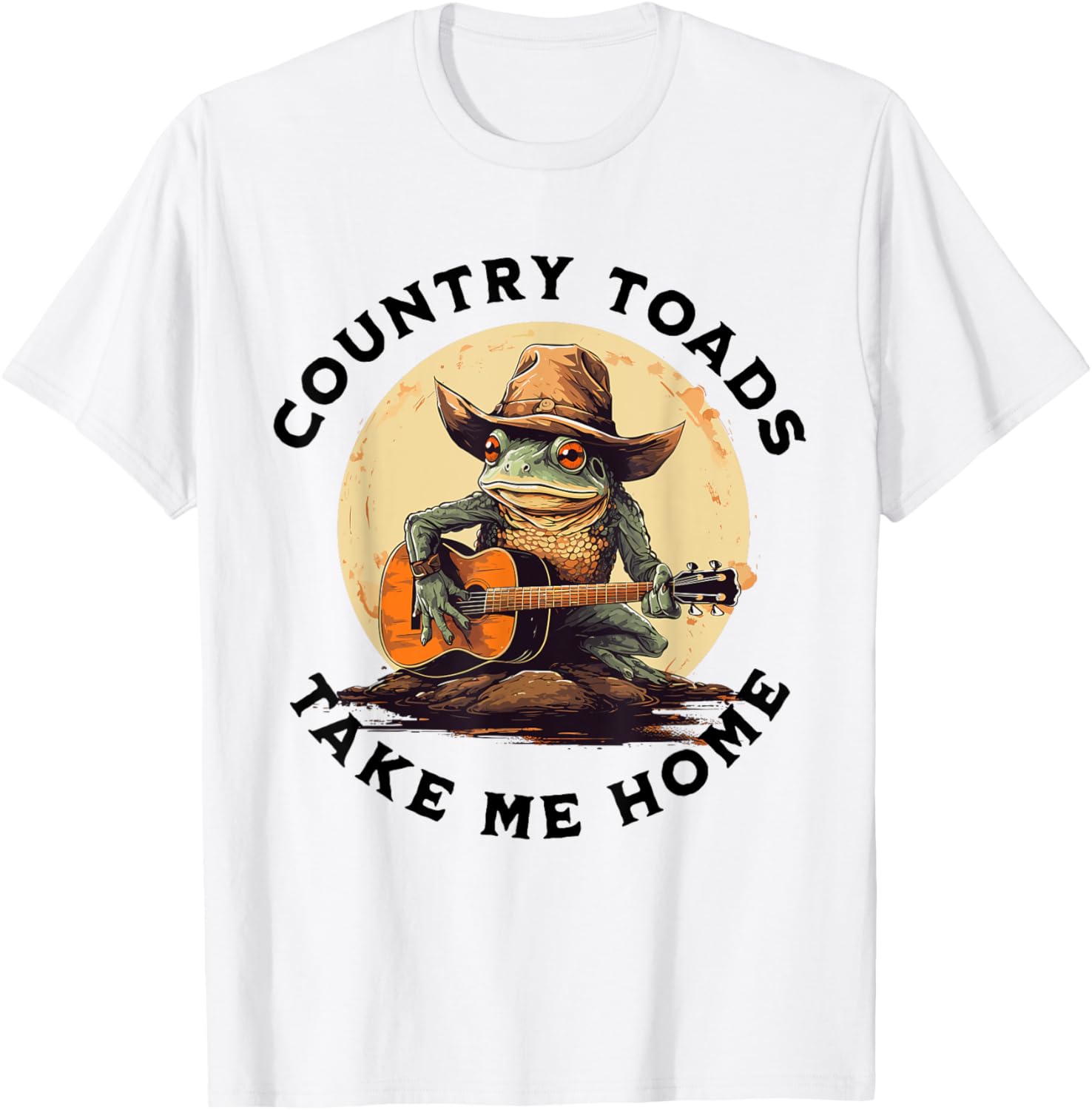 Country Toads Take Me Home Funny Country Music Toad