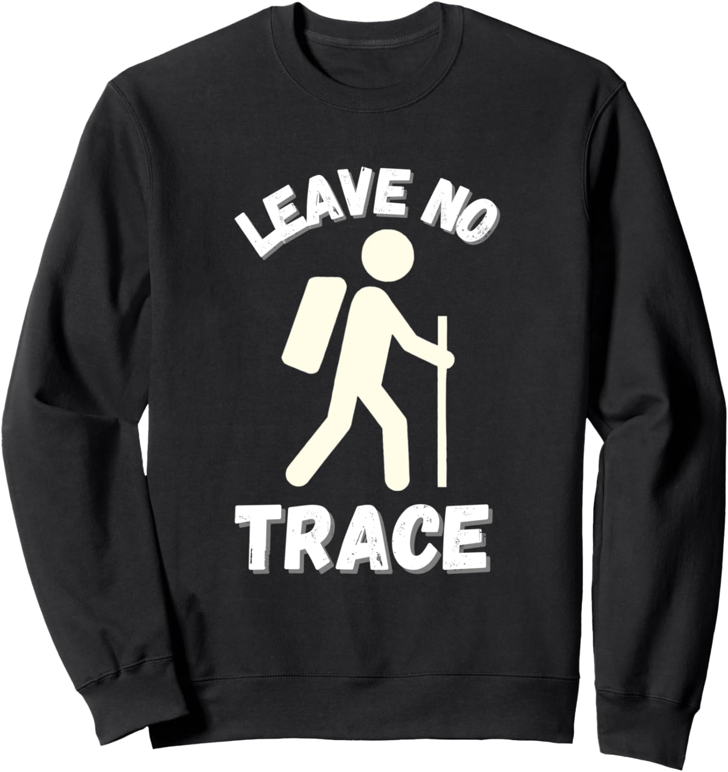 Vintage Hiking Trail Leave No Trace Save the Planet Sweatshirt