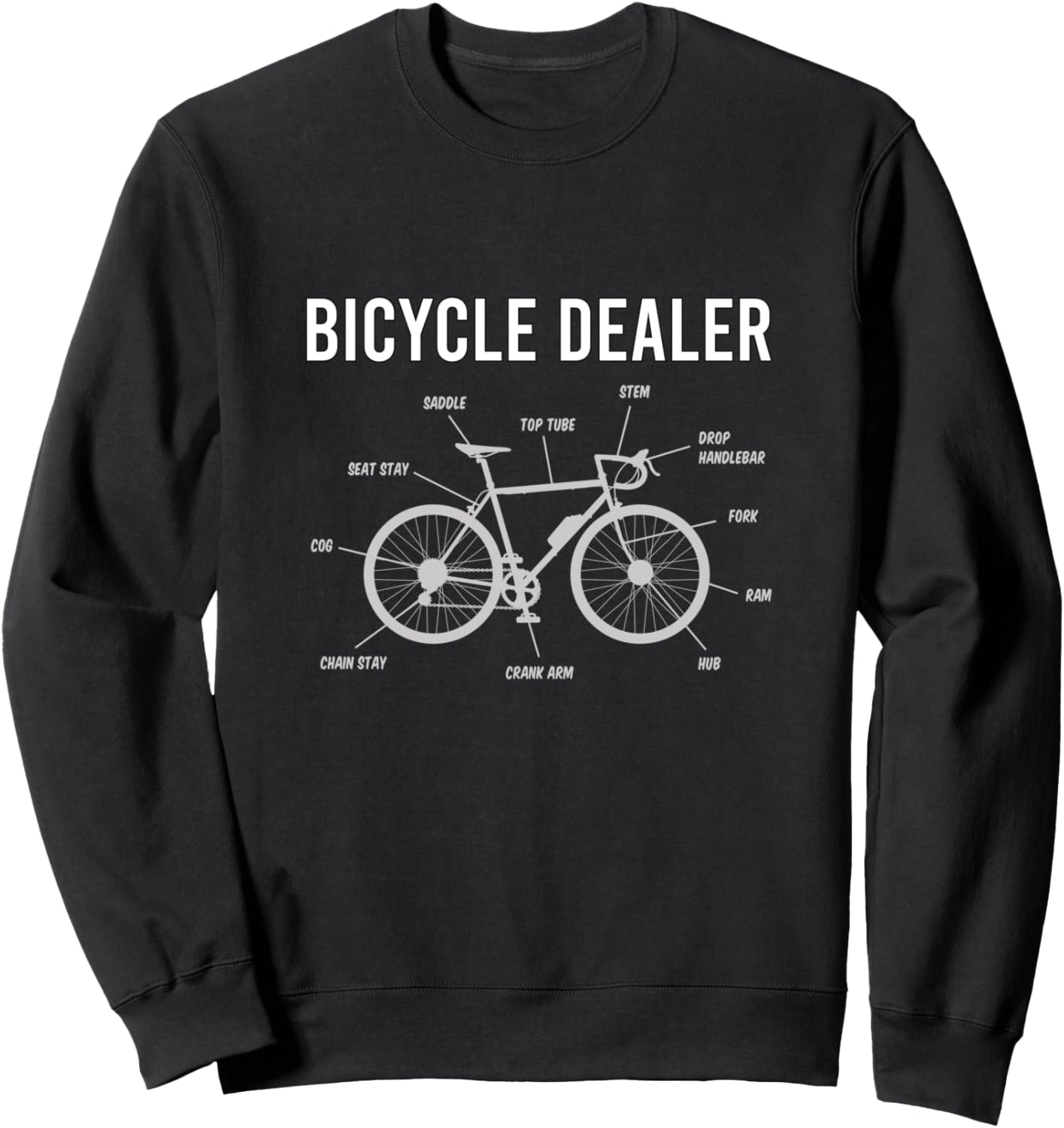 Bicycle Seller Bike Fix Funny For Bike Dealer Sweatshirt