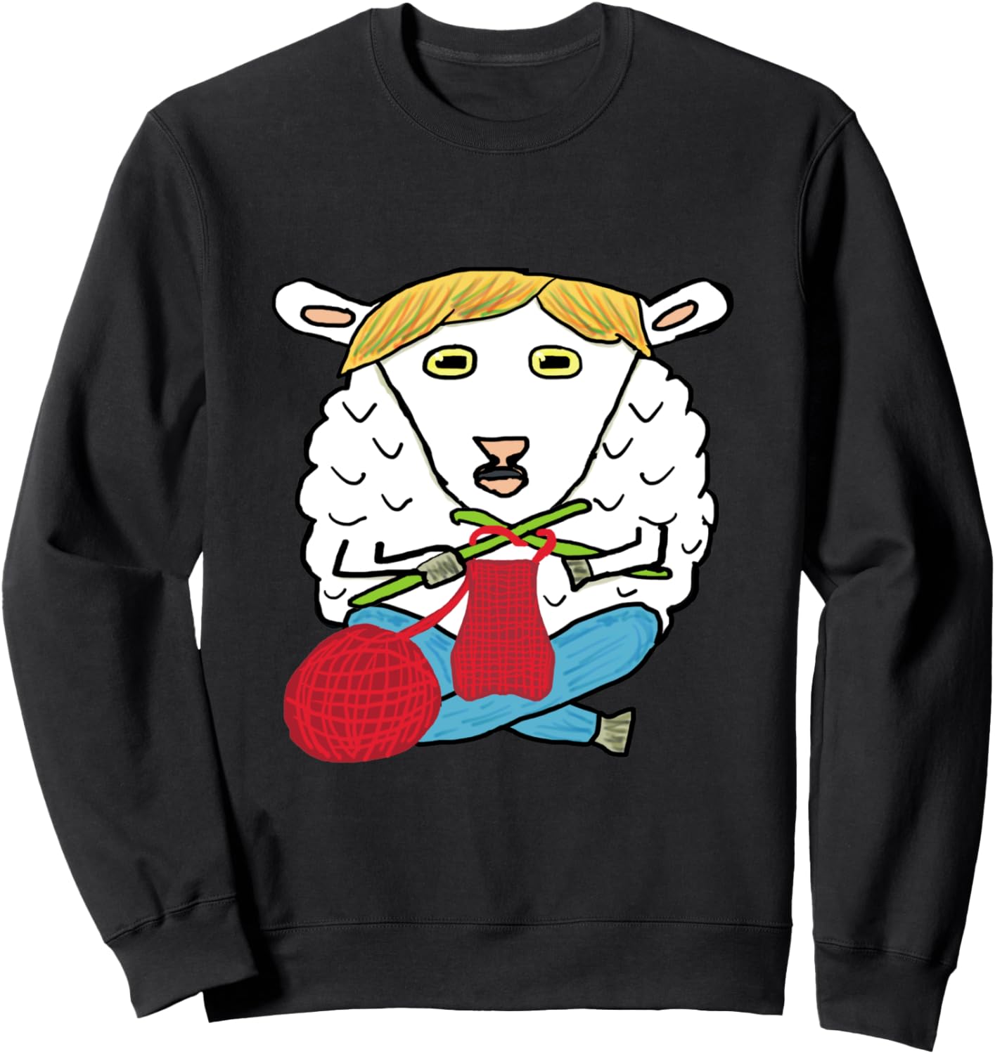 Funny Knitting Sheep Sweatshirt