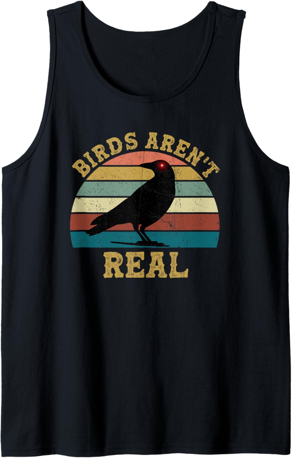 Vintage Birds Aren't Real Movement If It Flies It Spies Tank Top