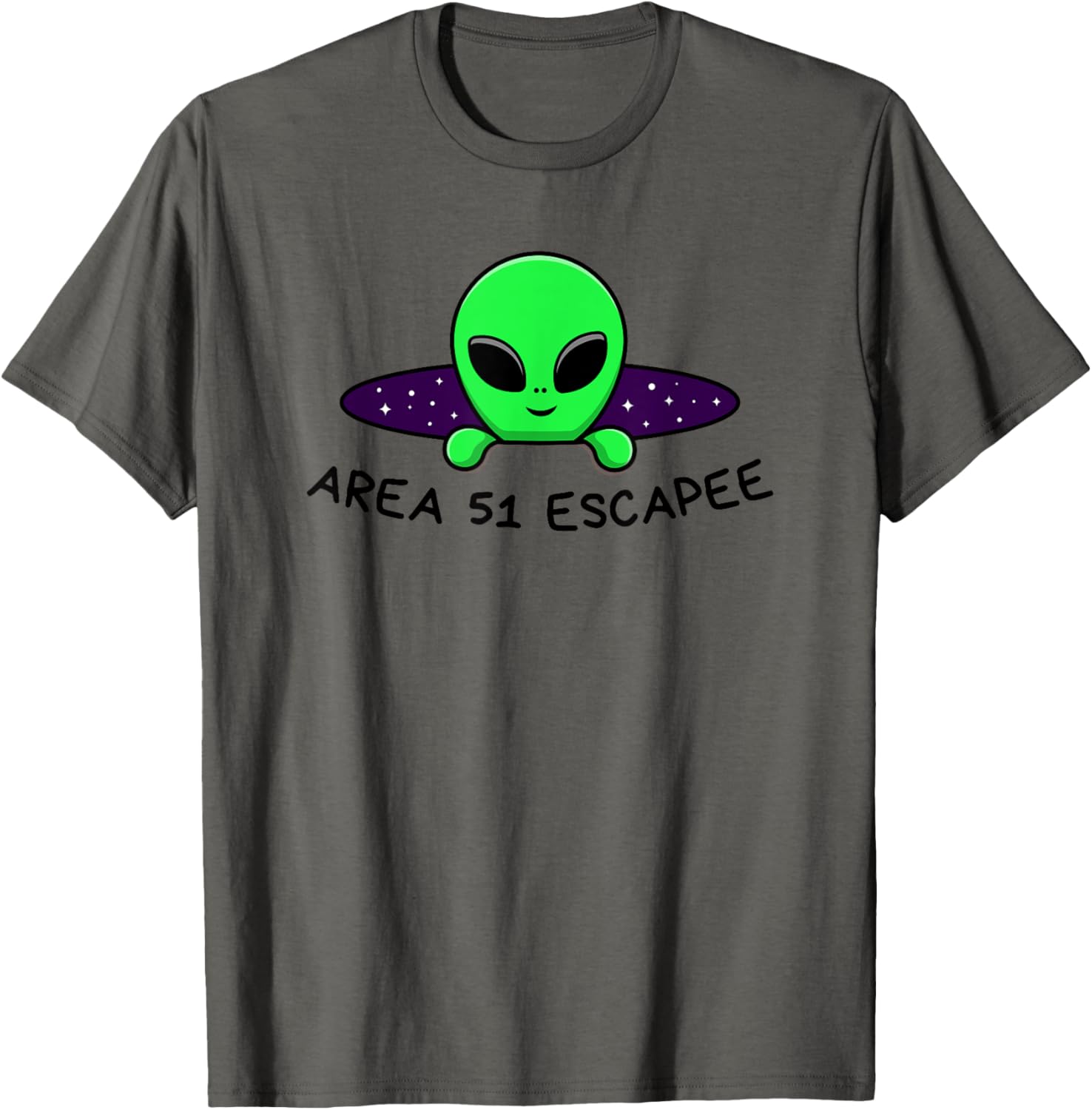 Area 51 Escapee Funny Weird Alien UFOs Hunter