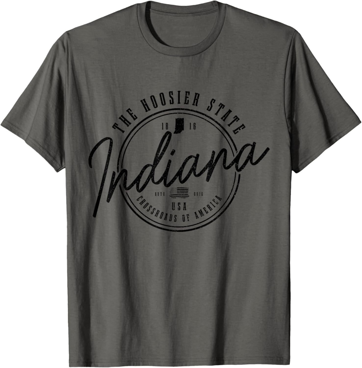 Indiana The Hoosier State Est. 1816 Patriotic Indiana