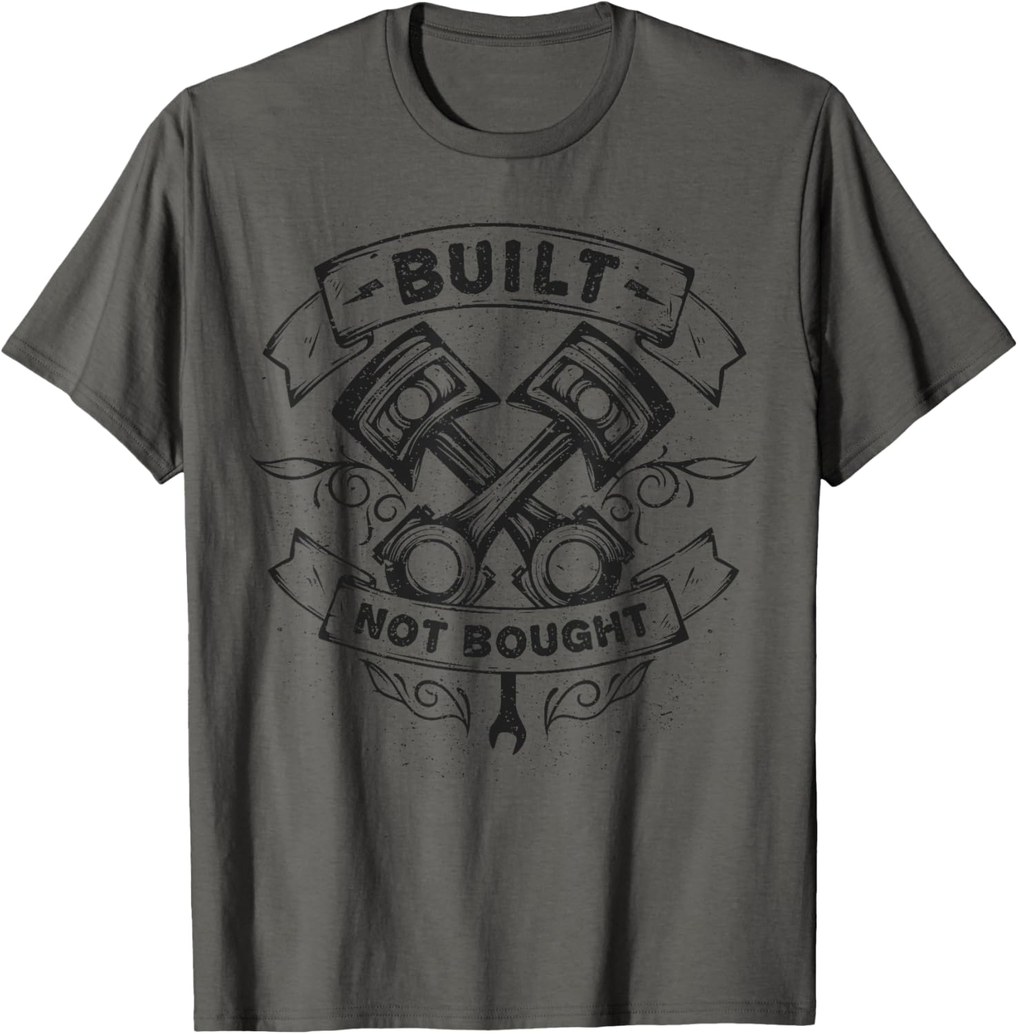 Built Not Bought Pistons Custom Vintage Car Mechanic