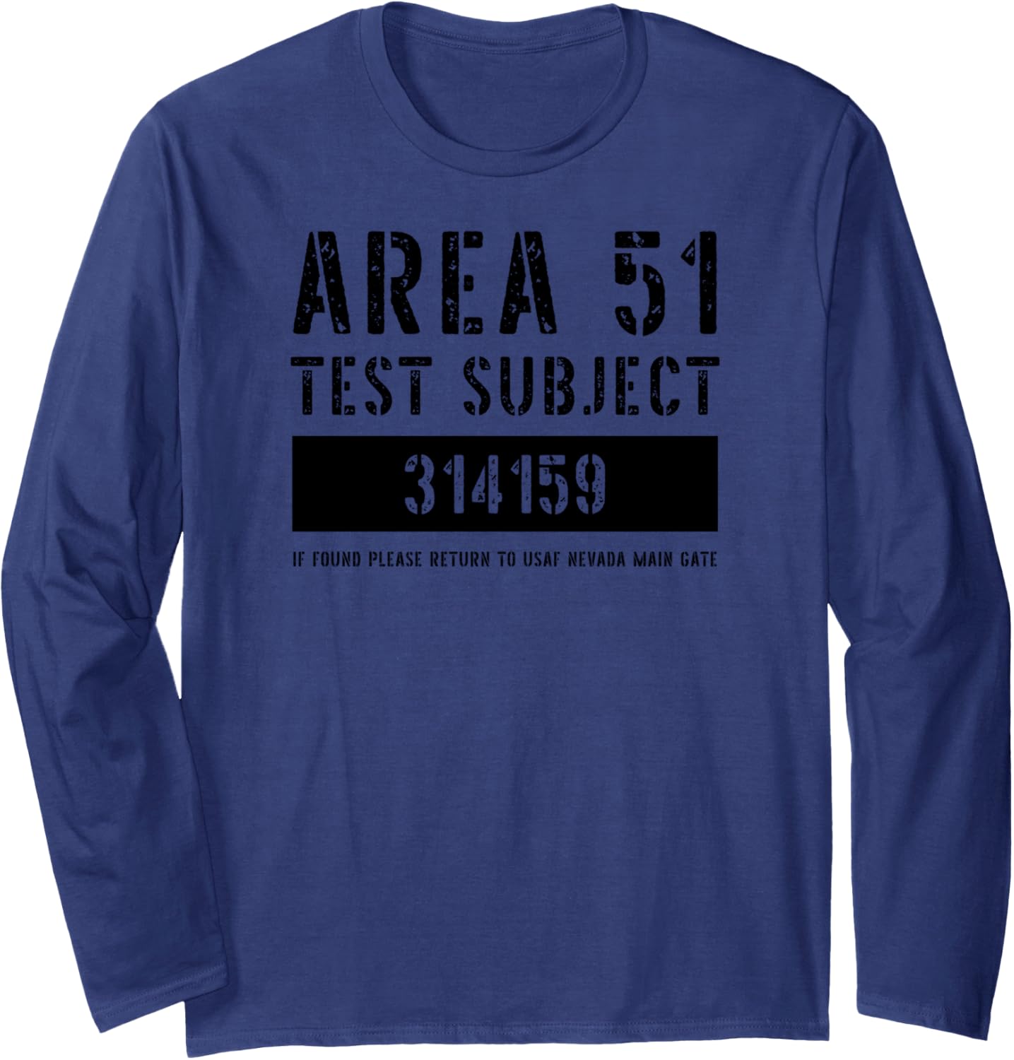 Area 51 Test Subject Alien Abduction Halloween Costume Long Sleeve
