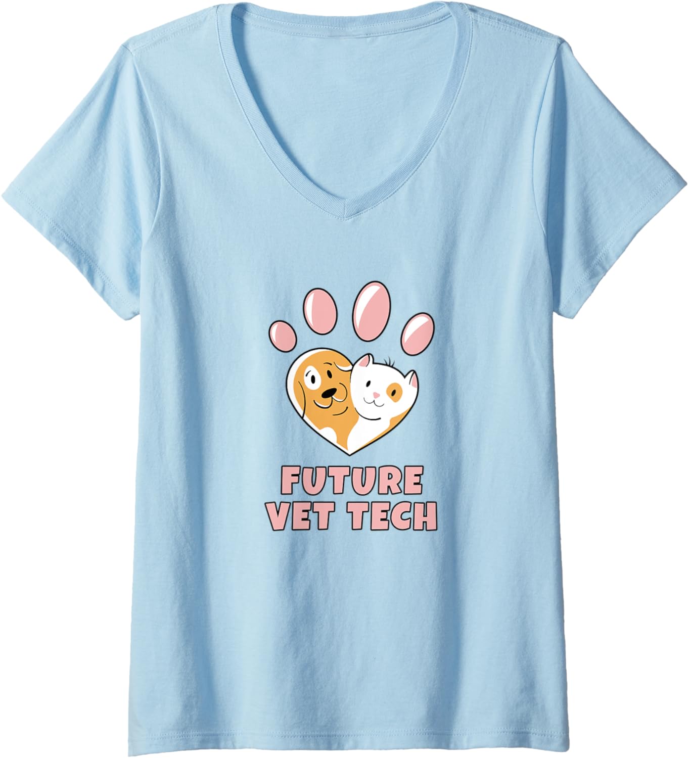Womens Future Vet Tech   Fun For Future Vet Technicians V Neck