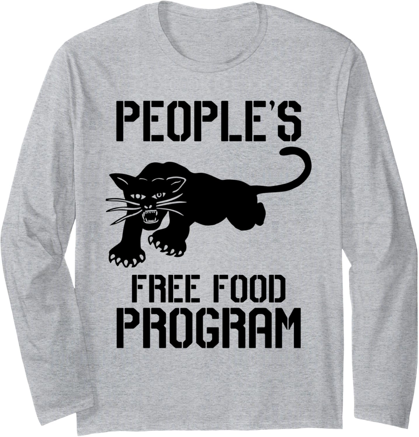 People's Free Food Program T shirt Long Sleeve