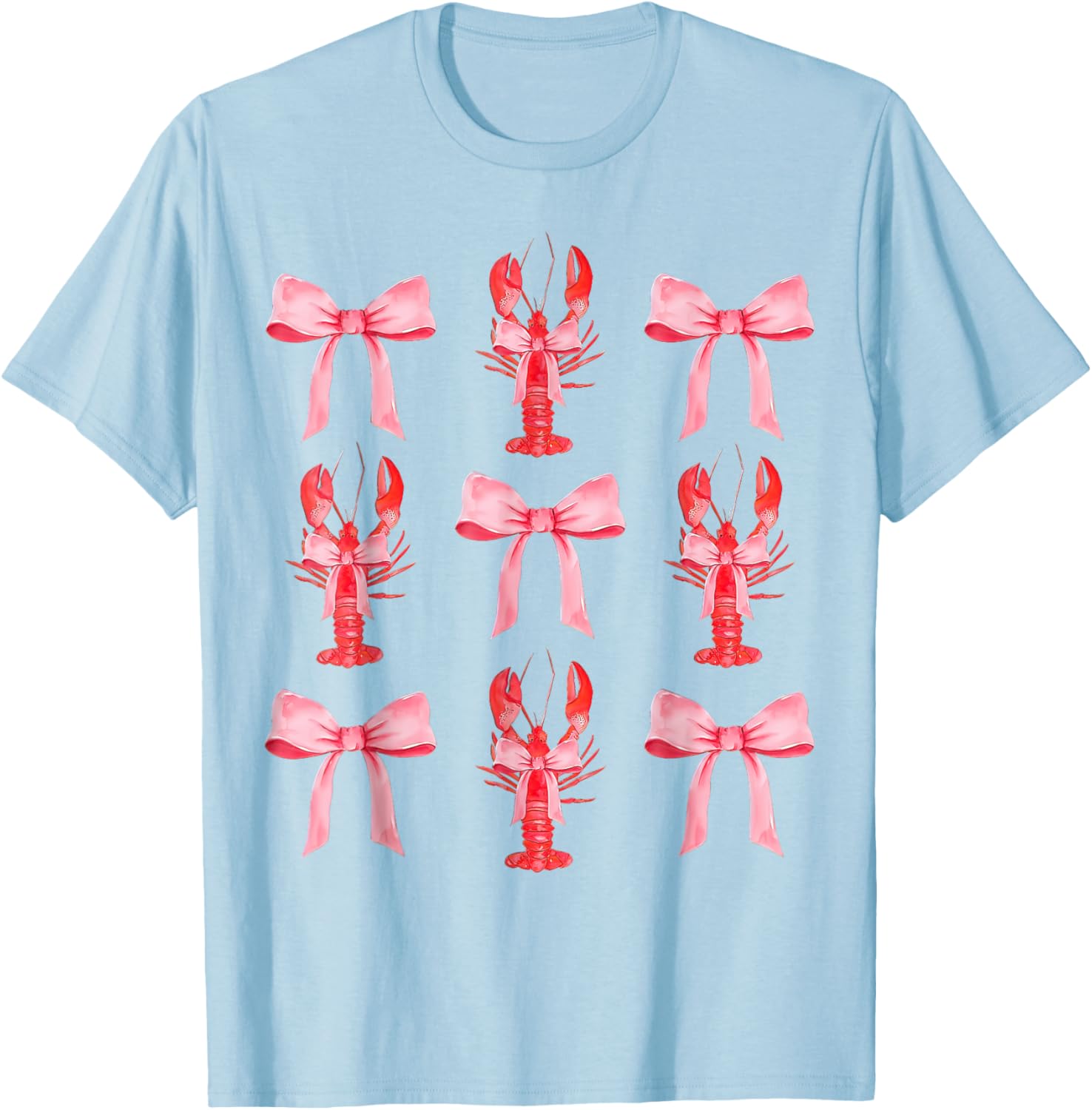 Pink Bow Cute Coquette Crawfish Clean Girl Aesthetic