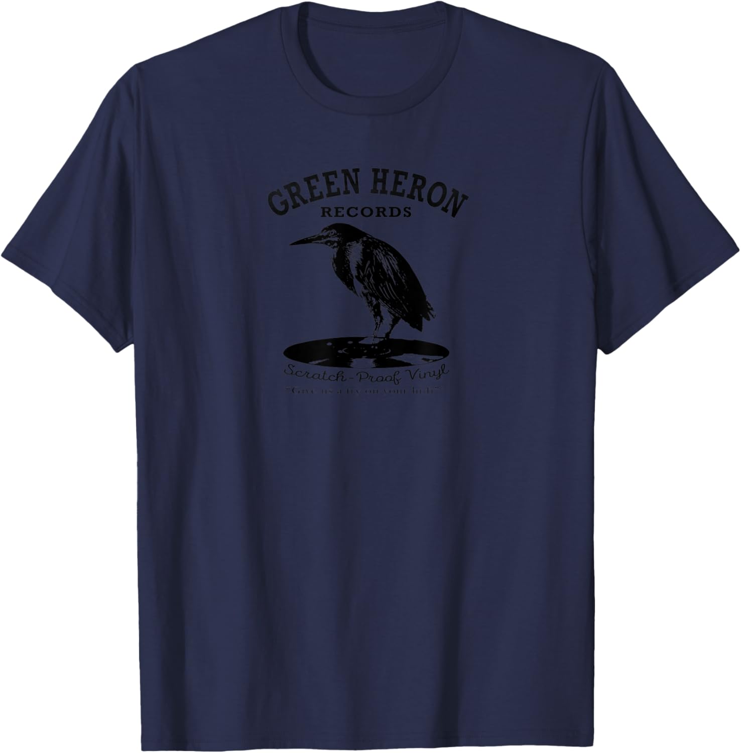 Green Heron Vintage Vinyl Records Birds & Music