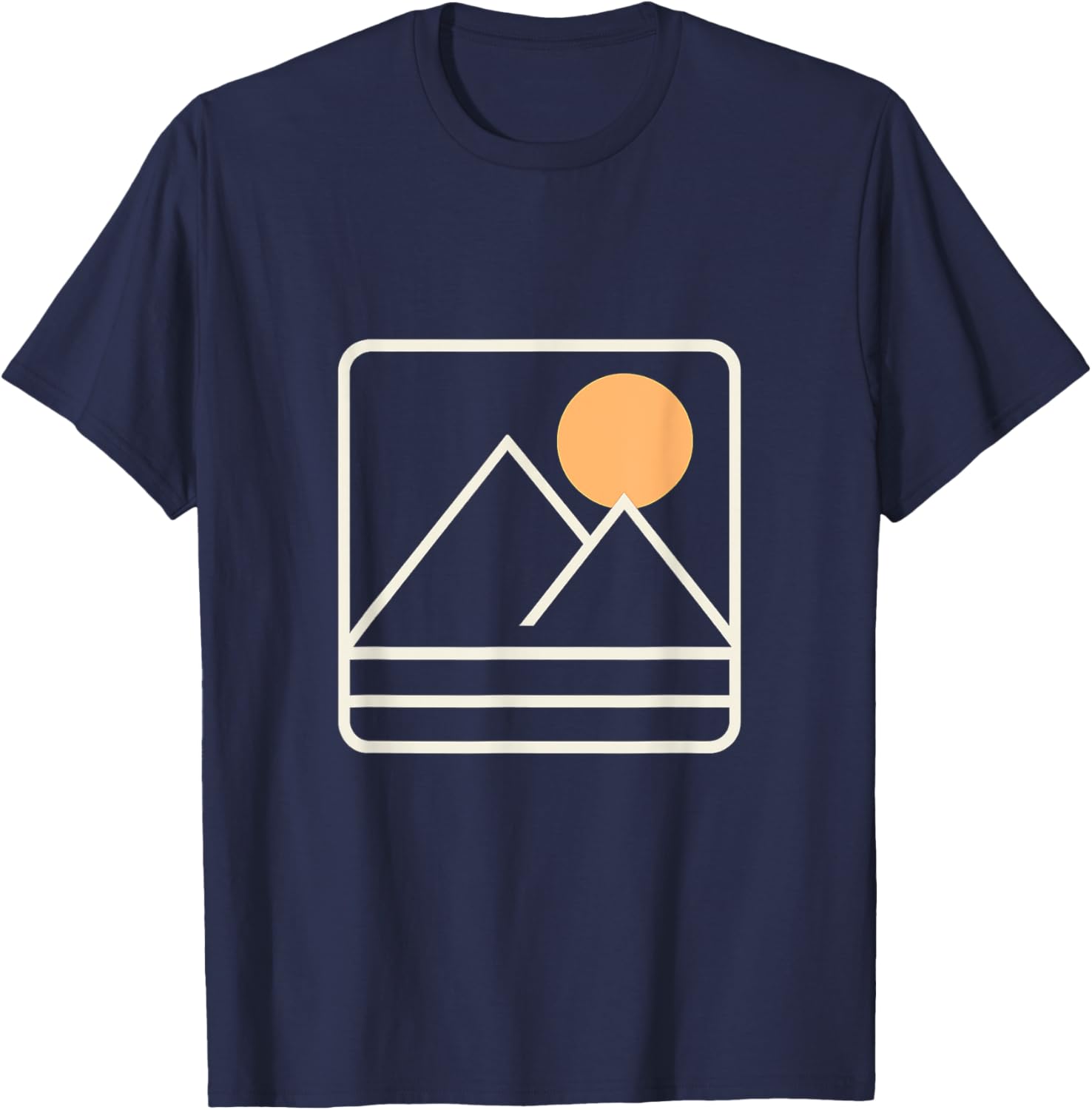 Mountain Sunrise \u2013 Minimalist Nature Inspired Graphic