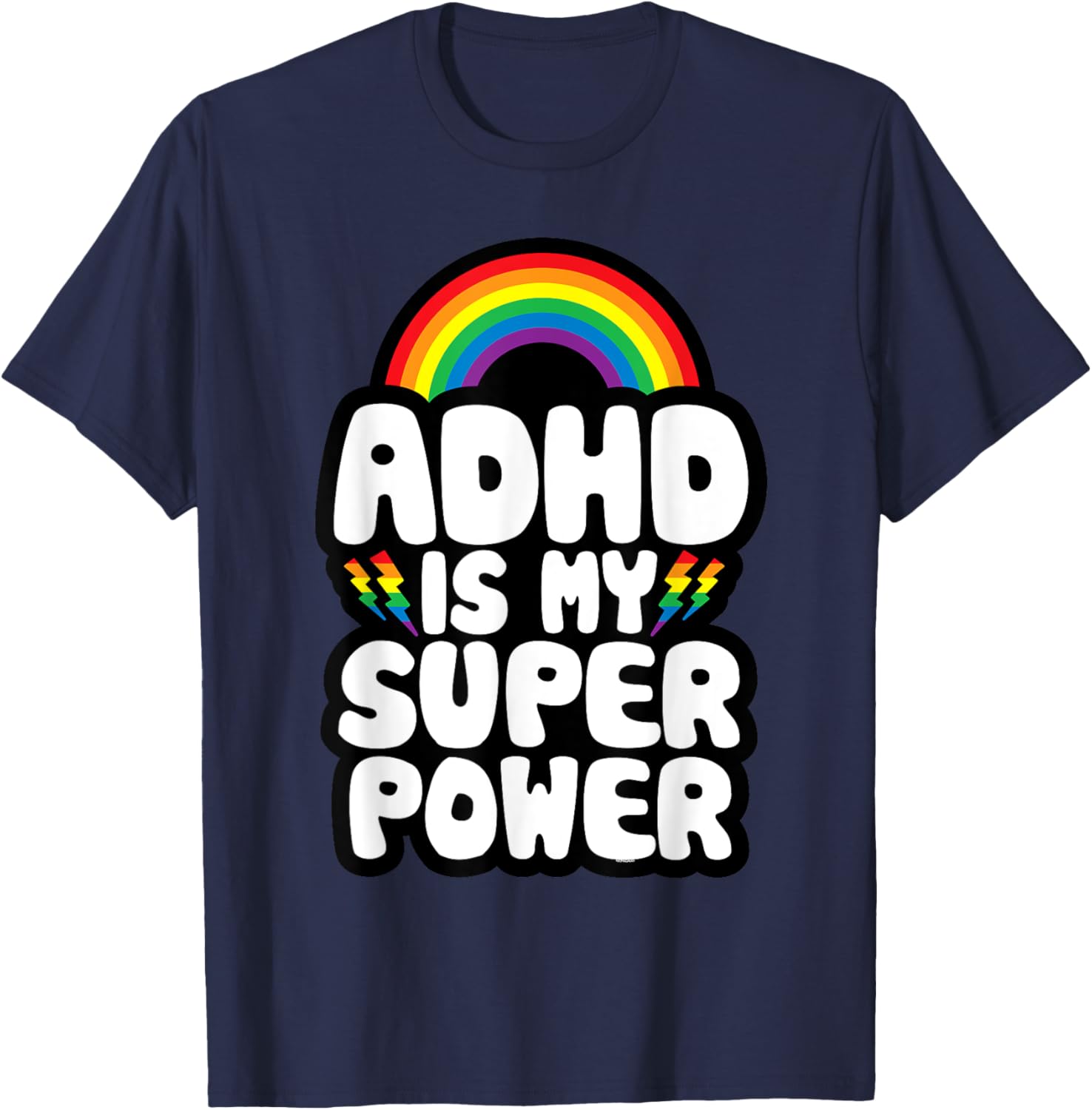 ADHD Quote for Kids Adults | ADHD is My Superpower | Rainbow