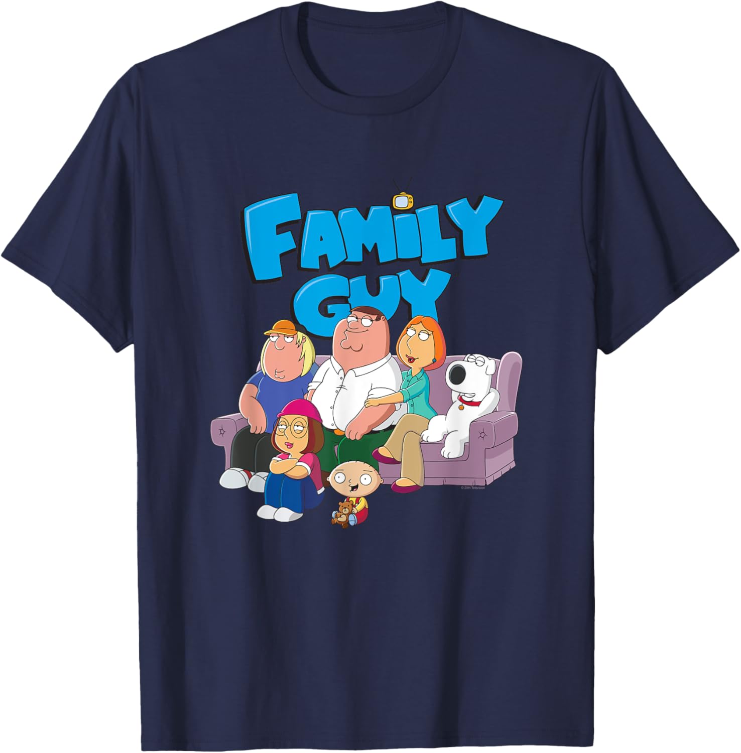 Family Guy Griffin Family with Logo Cartoon