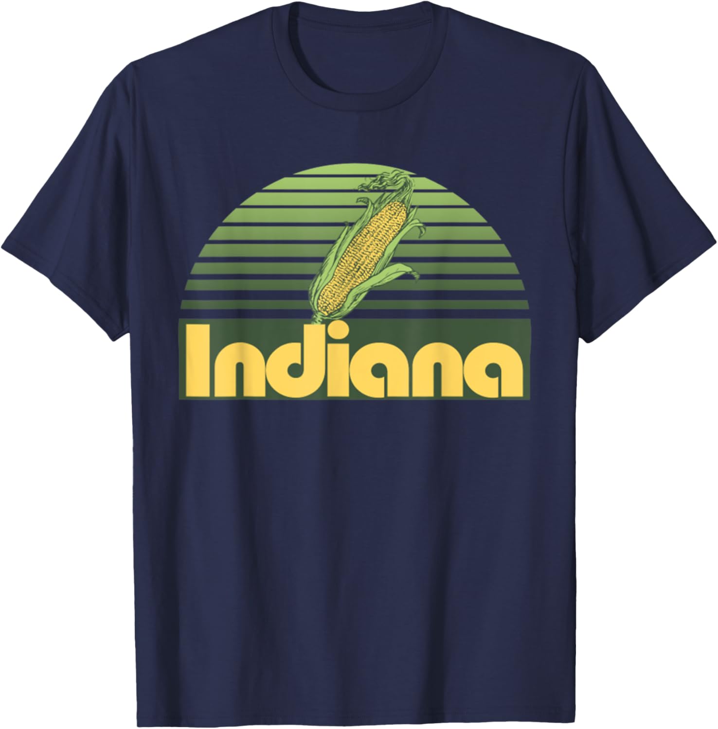 Vintage Indiana State T shirt Indiana Home Borned Raised