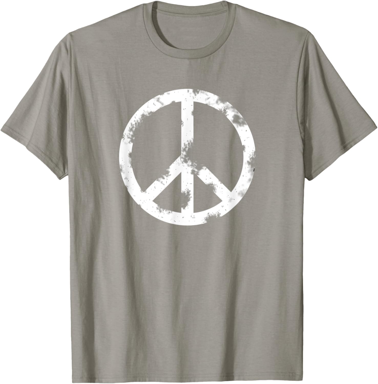 Distressed Hippie Peace Sign Cool Vintage Symbol Men Women