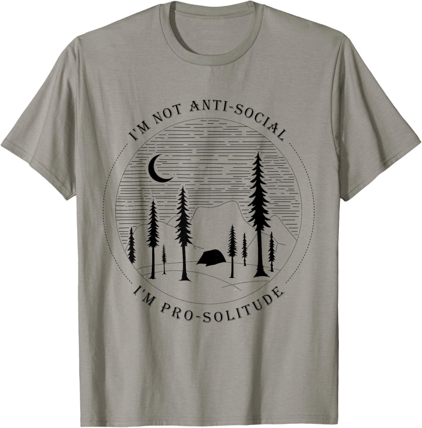 Introverts t shirts I'm Not Anti Social I'm Pro Solitude