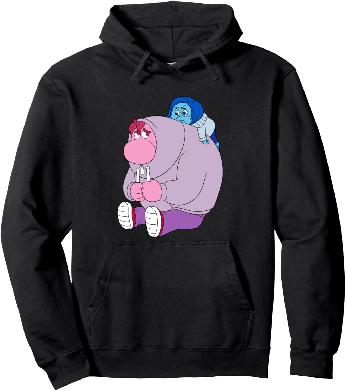 Disney Pixar Inside Out 2 Cute Sadness Embarrassment Poster Pullover Hoodie