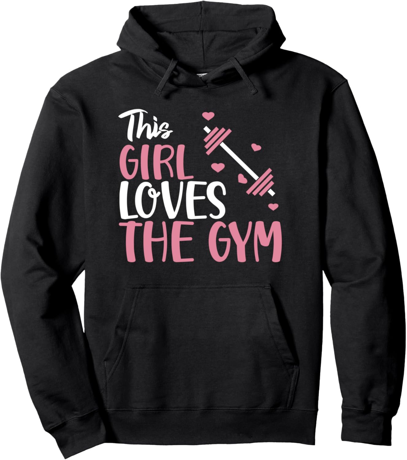 This Girl Loves The Gym Women's Bodybuilding Pullover Hoodie