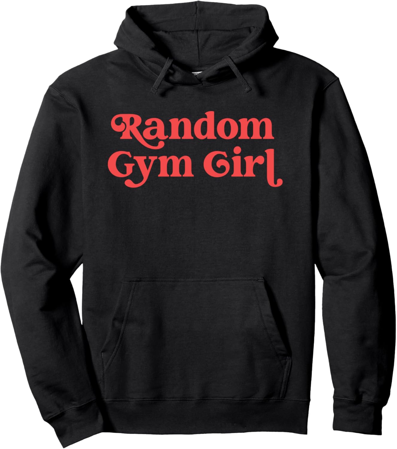 Random Gym Girl Design Pullover Hoodie