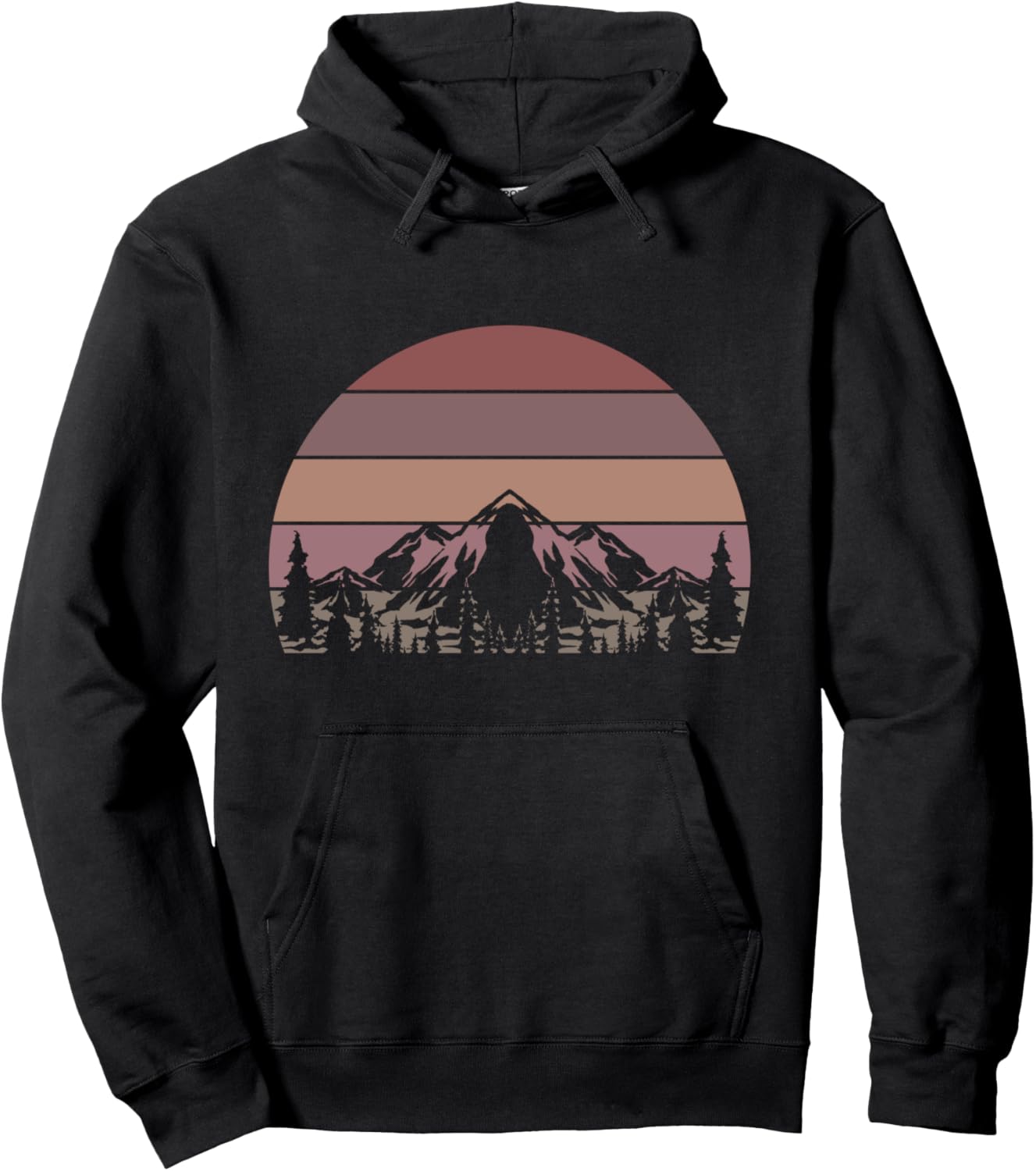 Retro Camping Mountain Hike Hobby Sport Hiker Gift Hiking Pullover Hoodie