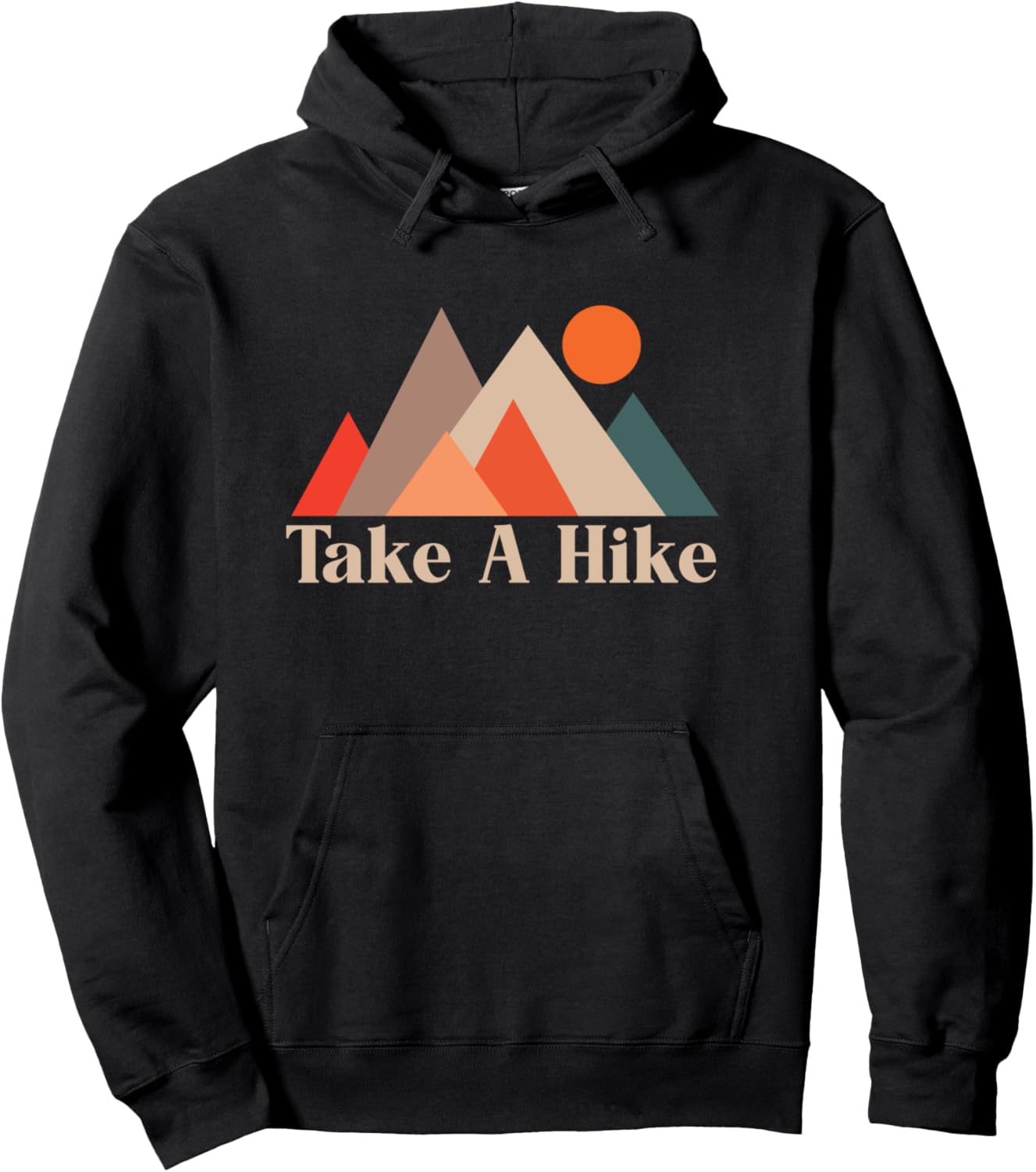 Vintage Camping Hiking Outdoor Mountain Take A Hike Pullover Hoodie