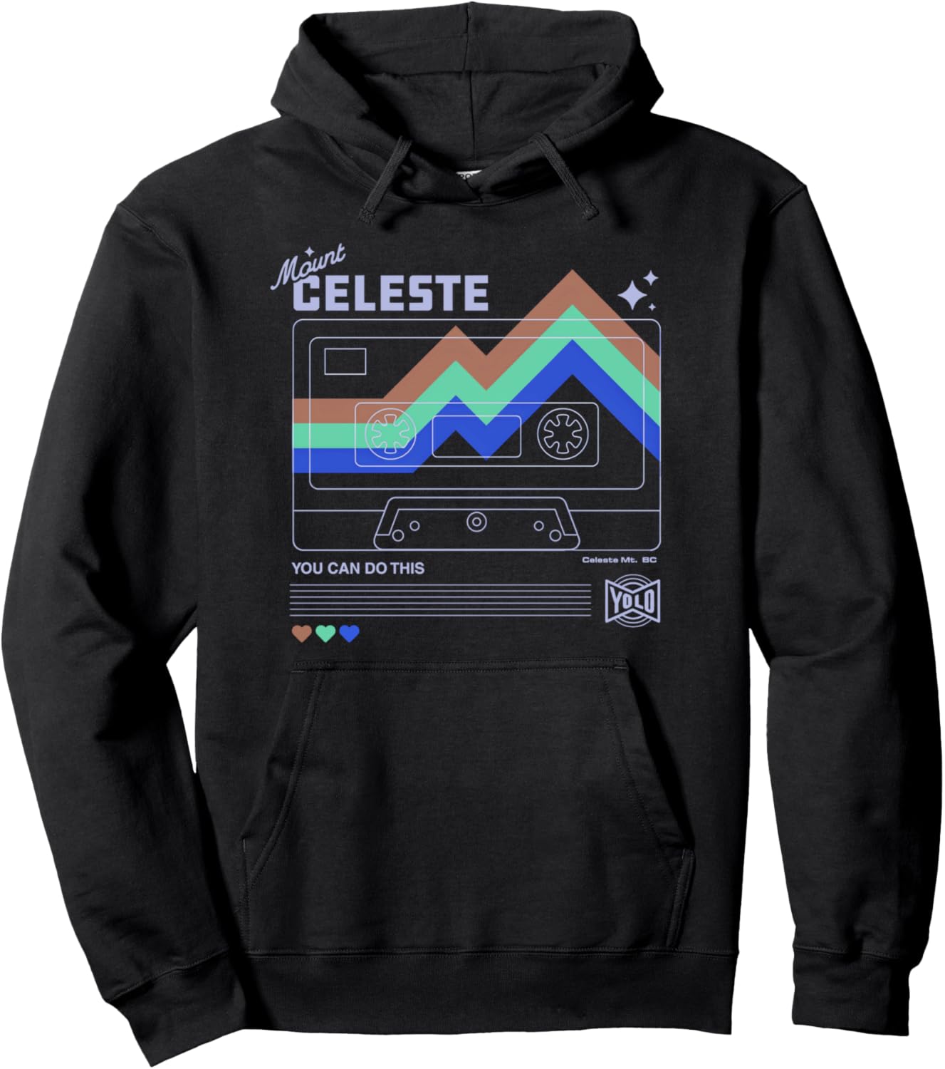 Graphic Celeste Classic Art Playing Gaming You Can Do This Pullover Hoodie