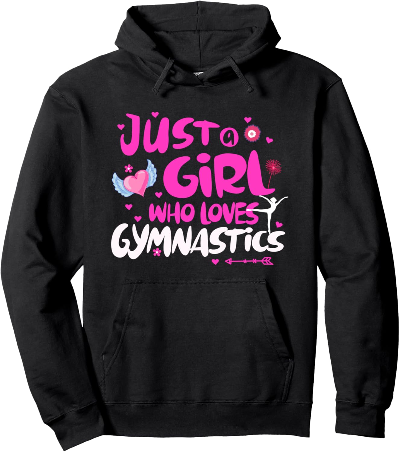Just a Girl Who Loves Gymnastics Pullover Hoodie
